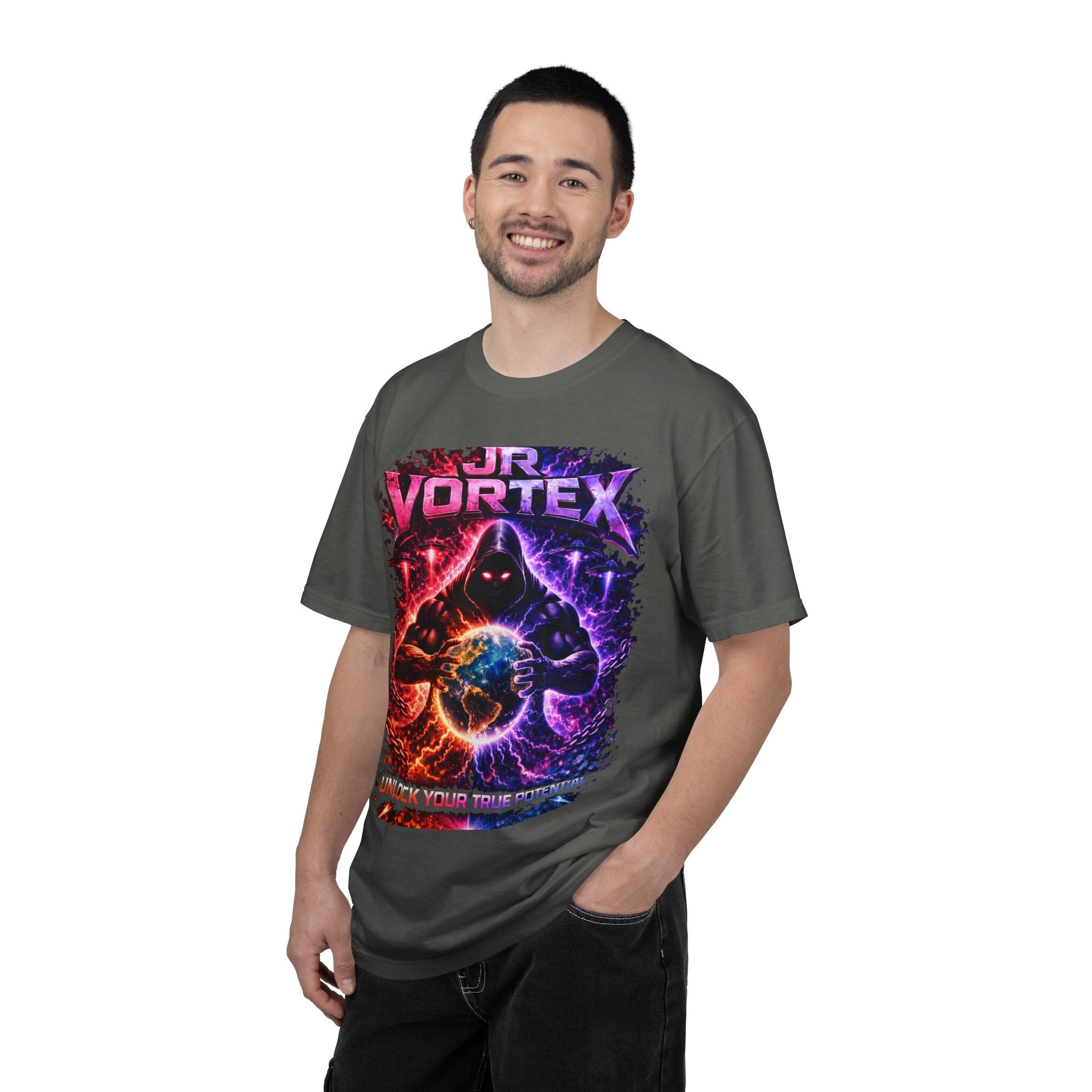 JR Vortex "Unlock Your True Potential" Graphic Tee Printify