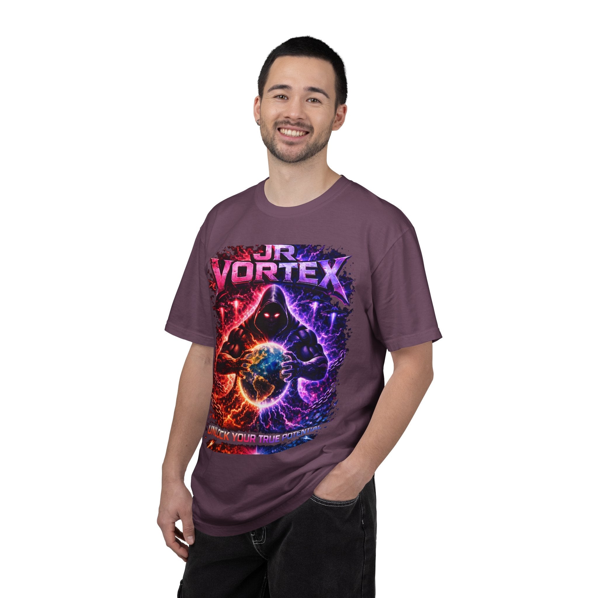 JR Vortex "Unlock Your True Potential" Graphic Tee Printify