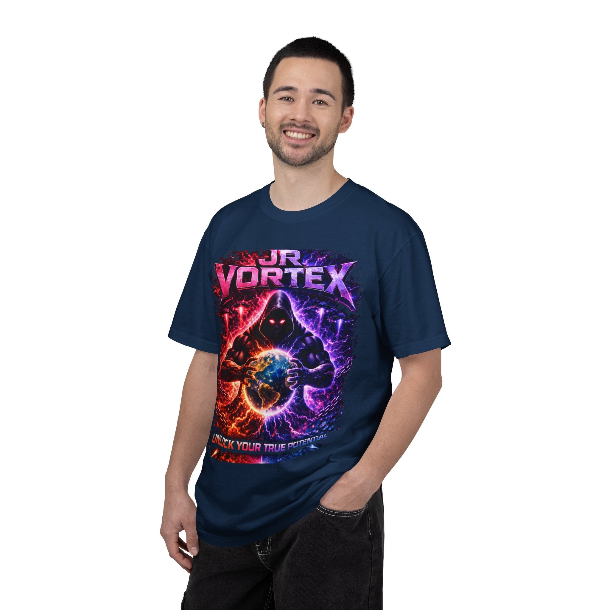 JR Vortex "Unlock Your True Potential" Graphic Tee Printify