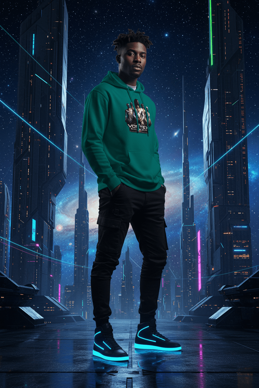 Vortex Guardians Hoodie Sci-Fi Cosmic Lifestyle