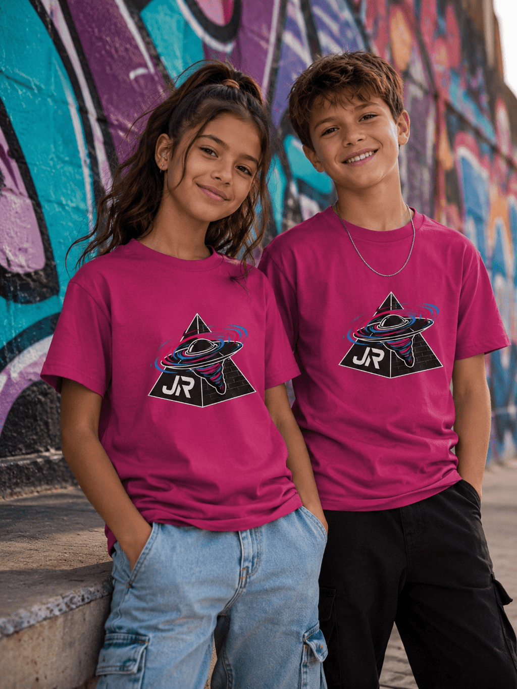 JR Vortex Youth Tee — Pyramid Vortex Logo