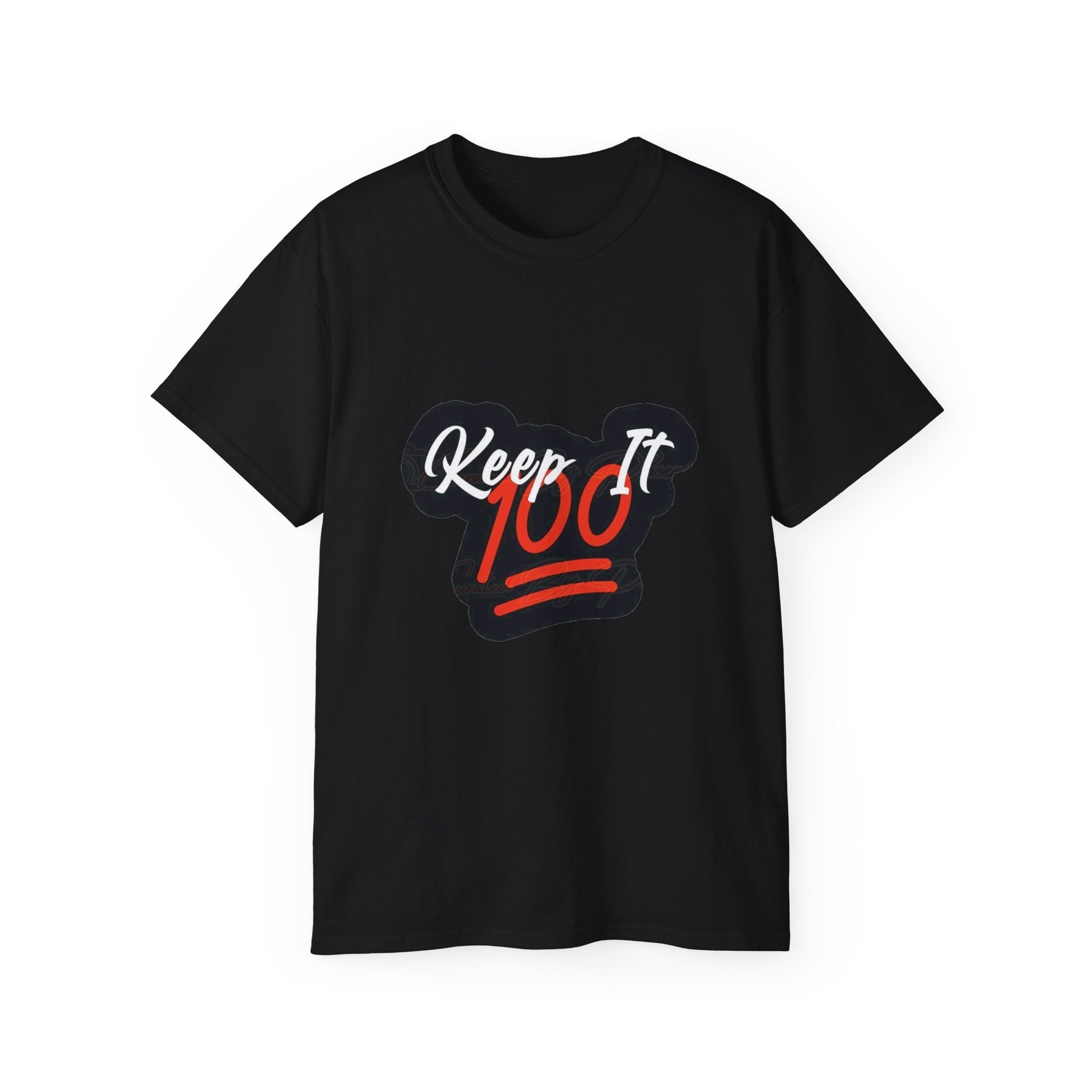 Keep It 100 Tee — "Keep it " Graphic Cotton T-Shirt ⚡️ Printify