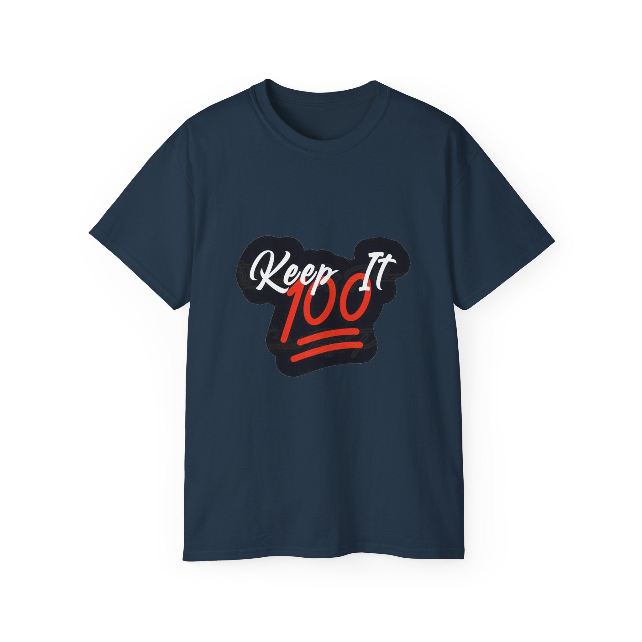 Keep It 100 Tee — "Keep it " Graphic Cotton T-Shirt ⚡️ Printify