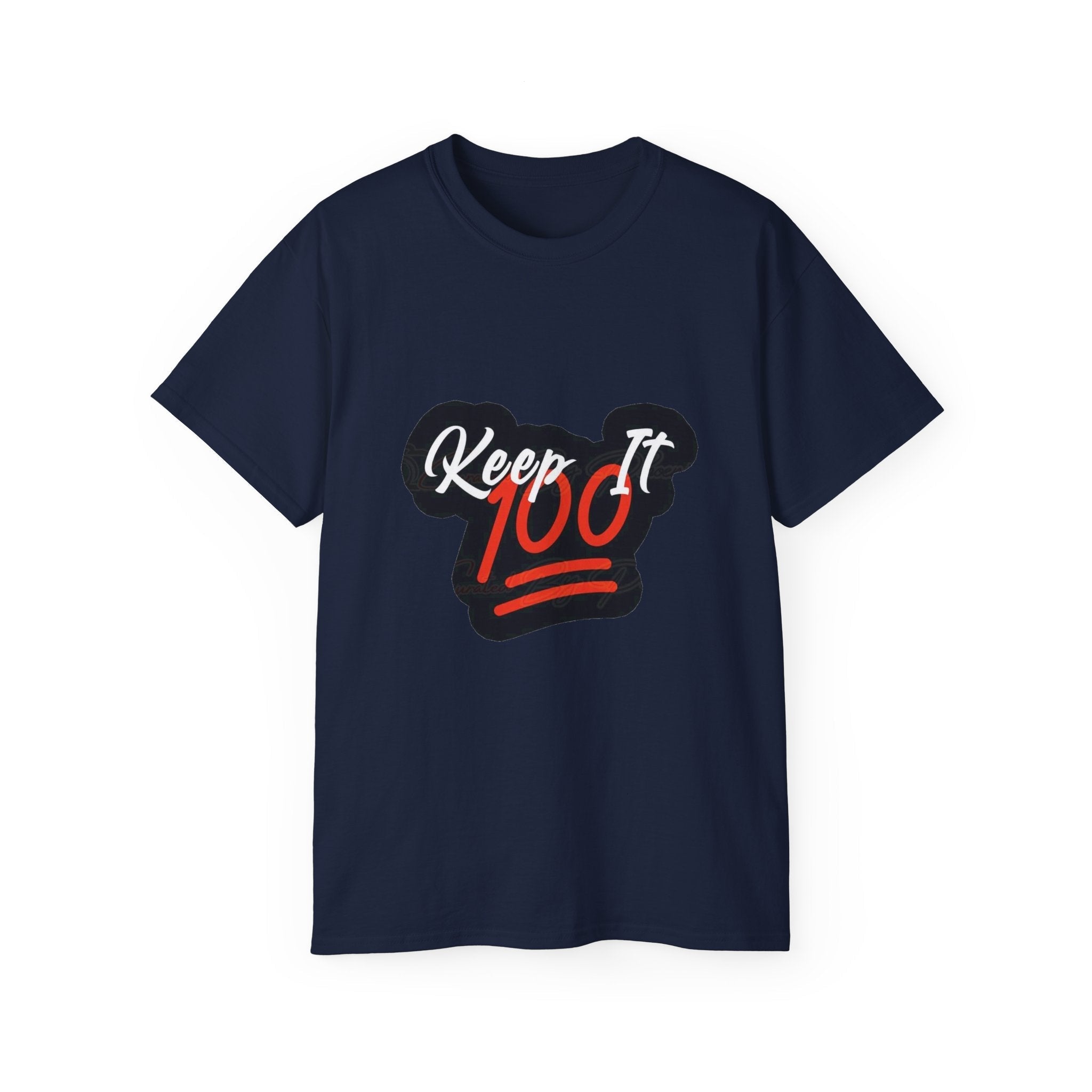 Keep It 100 Tee — "Keep it " Graphic Cotton T-Shirt ⚡️ Printify