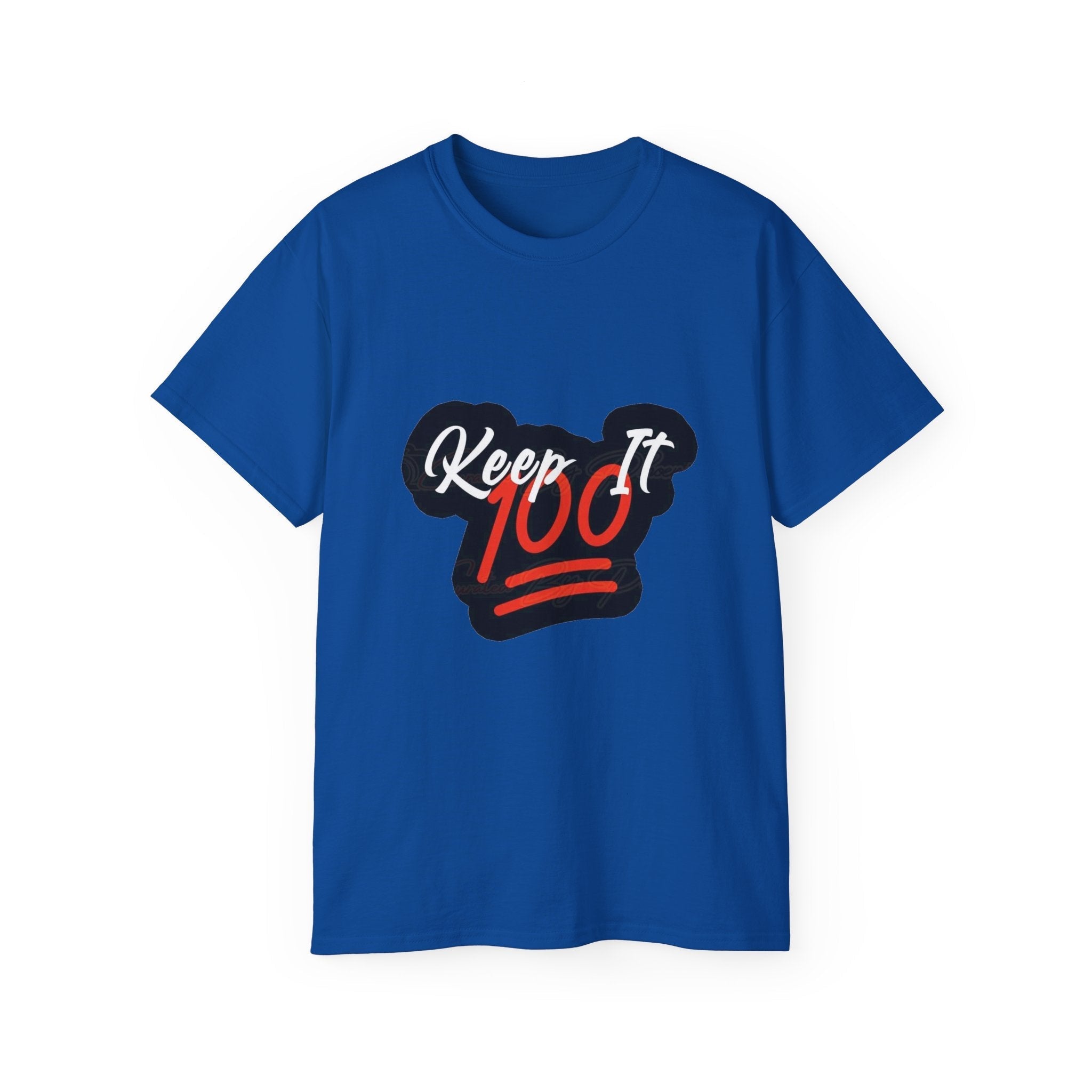 Keep It 100 Tee — "Keep it " Graphic Cotton T-Shirt ⚡️ Printify