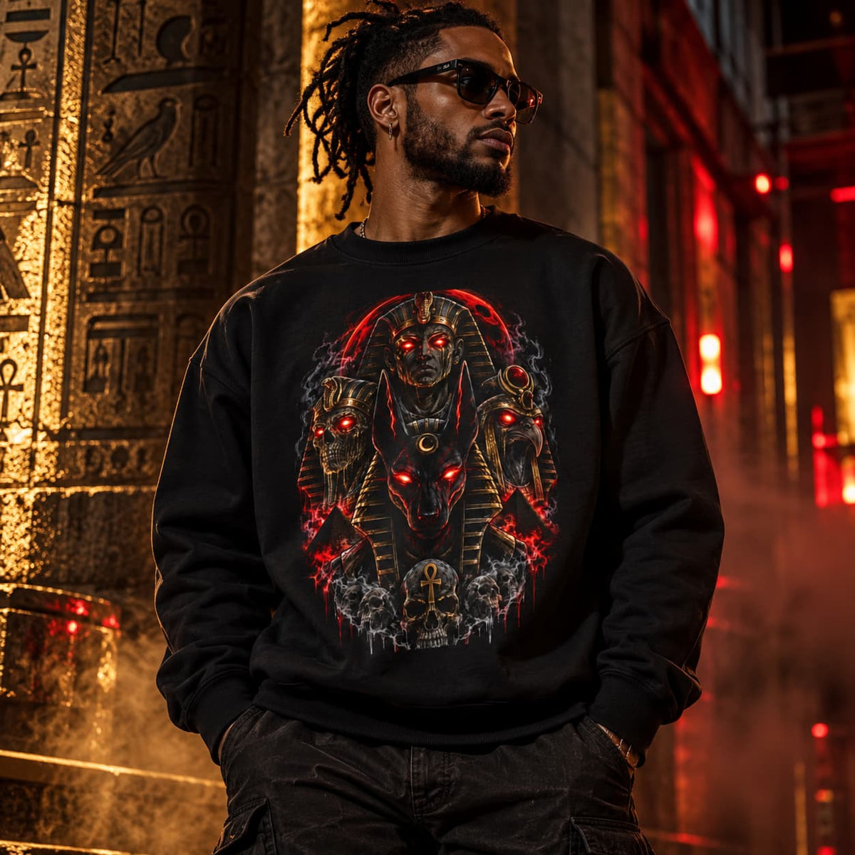 Kemet Underworld Guardian Crewneck Sweatshirt