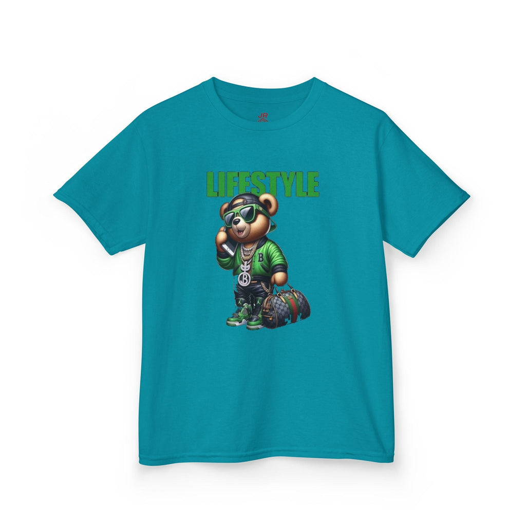 Kids Lifestyle Bear Graphic Tee, Cool Kids T-Shirt, Trendy Youth Shirt, Graphic Cotton Tee for Boys and Girls, Fun Casual Wear Printify