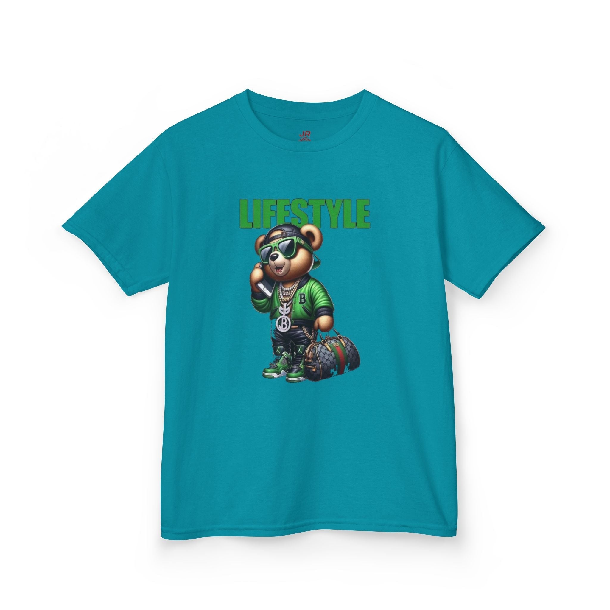 Kids Lifestyle Bear Graphic Tee, Cool Kids T-Shirt, Trendy Youth Shirt, Graphic Cotton Tee for Boys and Girls, Fun Casual Wear Printify