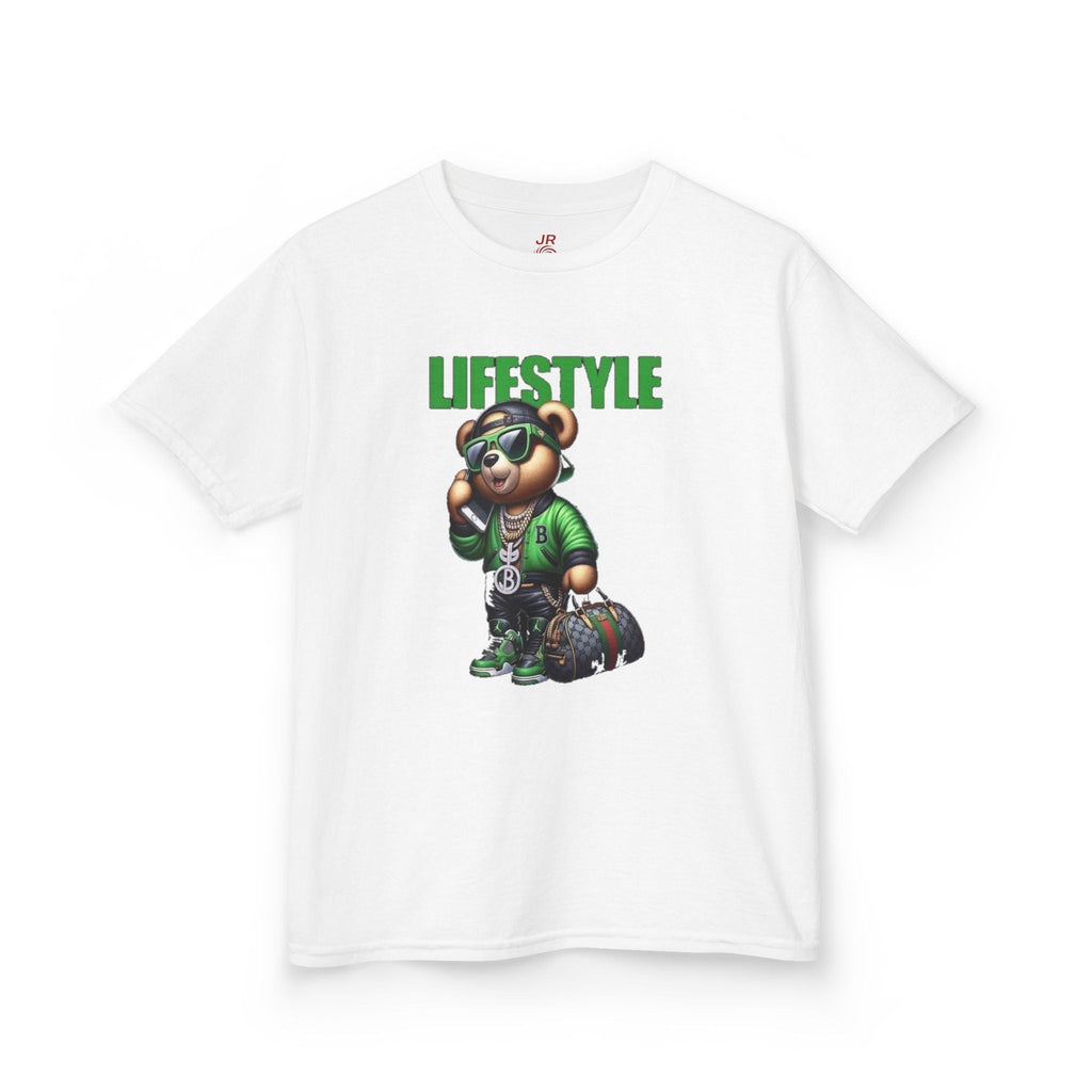 Kids Lifestyle Bear Graphic Tee, Cool Kids T-Shirt, Trendy Youth Shirt, Graphic Cotton Tee for Boys and Girls, Fun Casual Wear Printify