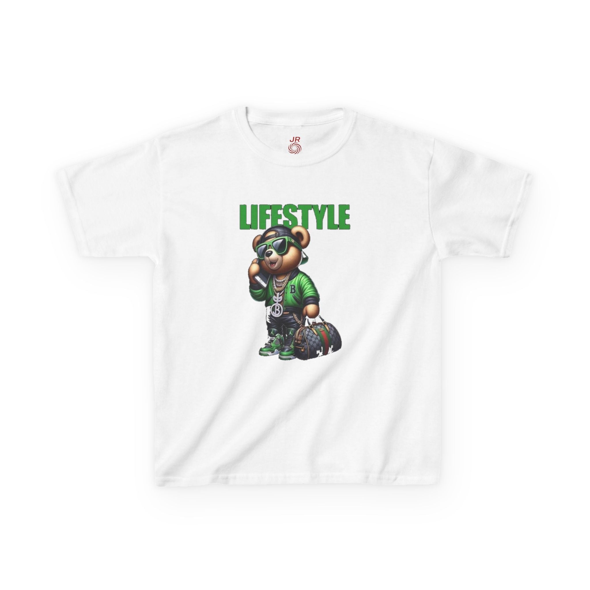 Kids Lifestyle Bear Graphic Tee, Cool Kids T-Shirt, Trendy Youth Shirt, Graphic Cotton Tee for Boys and Girls, Fun Casual Wear Printify