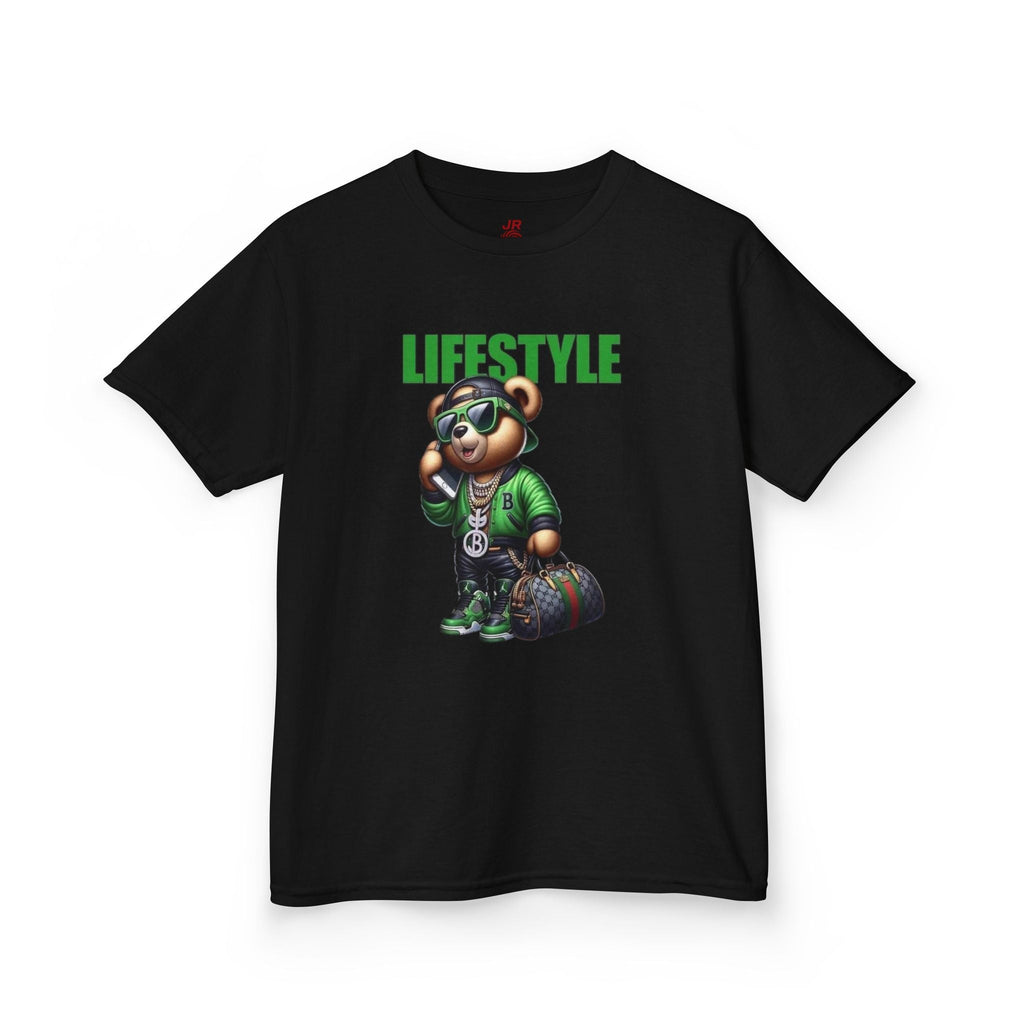 Kids Lifestyle Bear Graphic Tee, Cool Kids T-Shirt, Trendy Youth Shirt, Graphic Cotton Tee for Boys and Girls, Fun Casual Wear Printify
