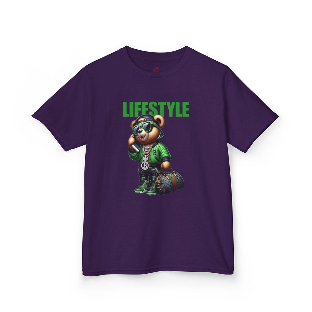 Kids Lifestyle Bear Graphic Tee, Cool Kids T-Shirt, Trendy Youth Shirt, Graphic Cotton Tee for Boys and Girls, Fun Casual Wear Printify