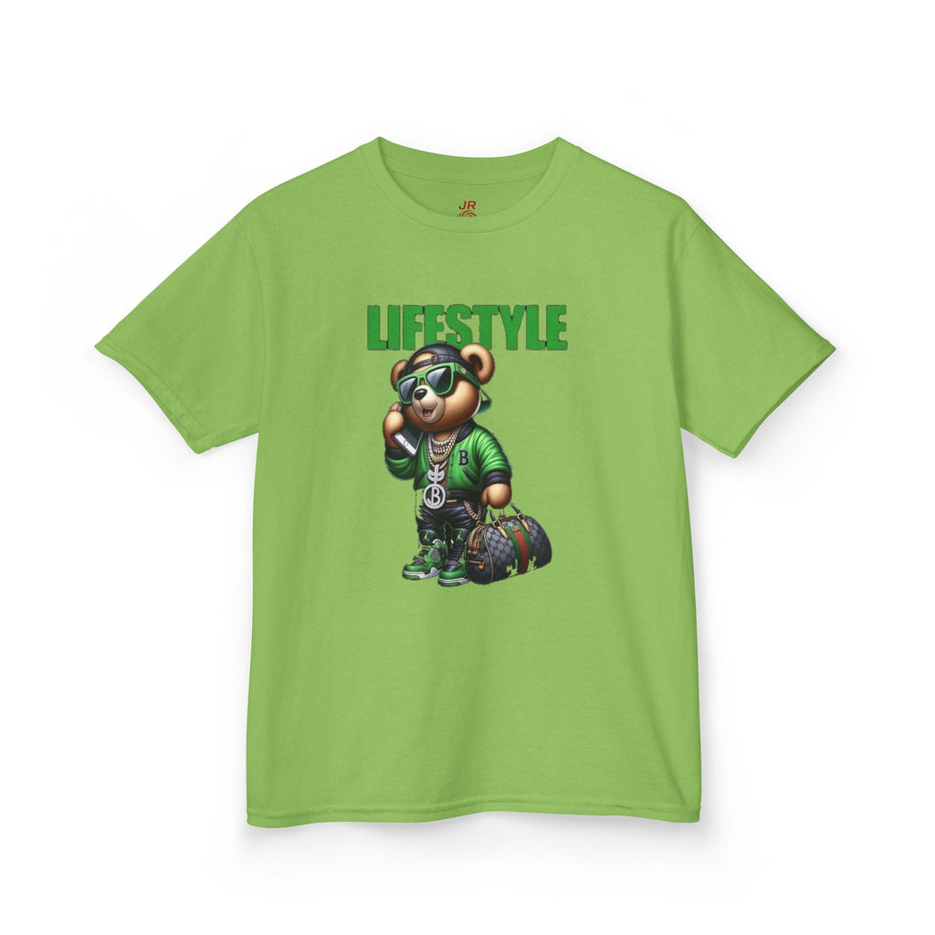 Kids Lifestyle Bear Graphic Tee, Cool Kids T-Shirt, Trendy Youth Shirt, Graphic Cotton Tee for Boys and Girls, Fun Casual Wear Printify