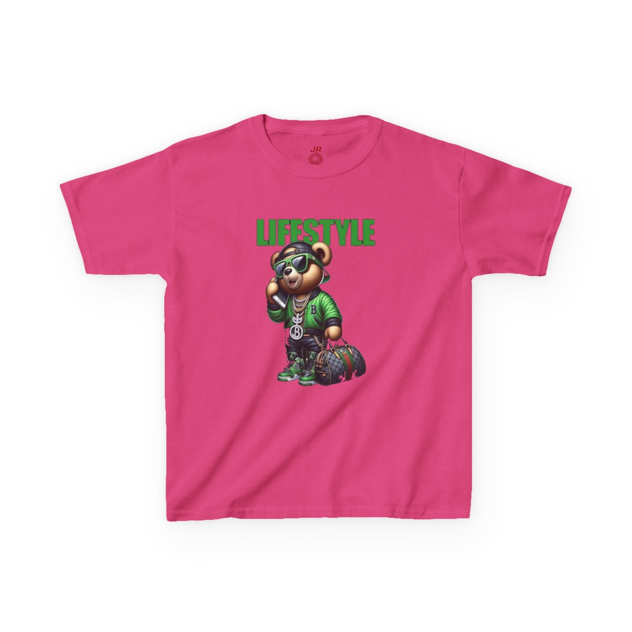 Kids Lifestyle Bear Graphic Tee, Cool Kids T-Shirt, Trendy Youth Shirt, Graphic Cotton Tee for Boys and Girls, Fun Casual Wear Printify