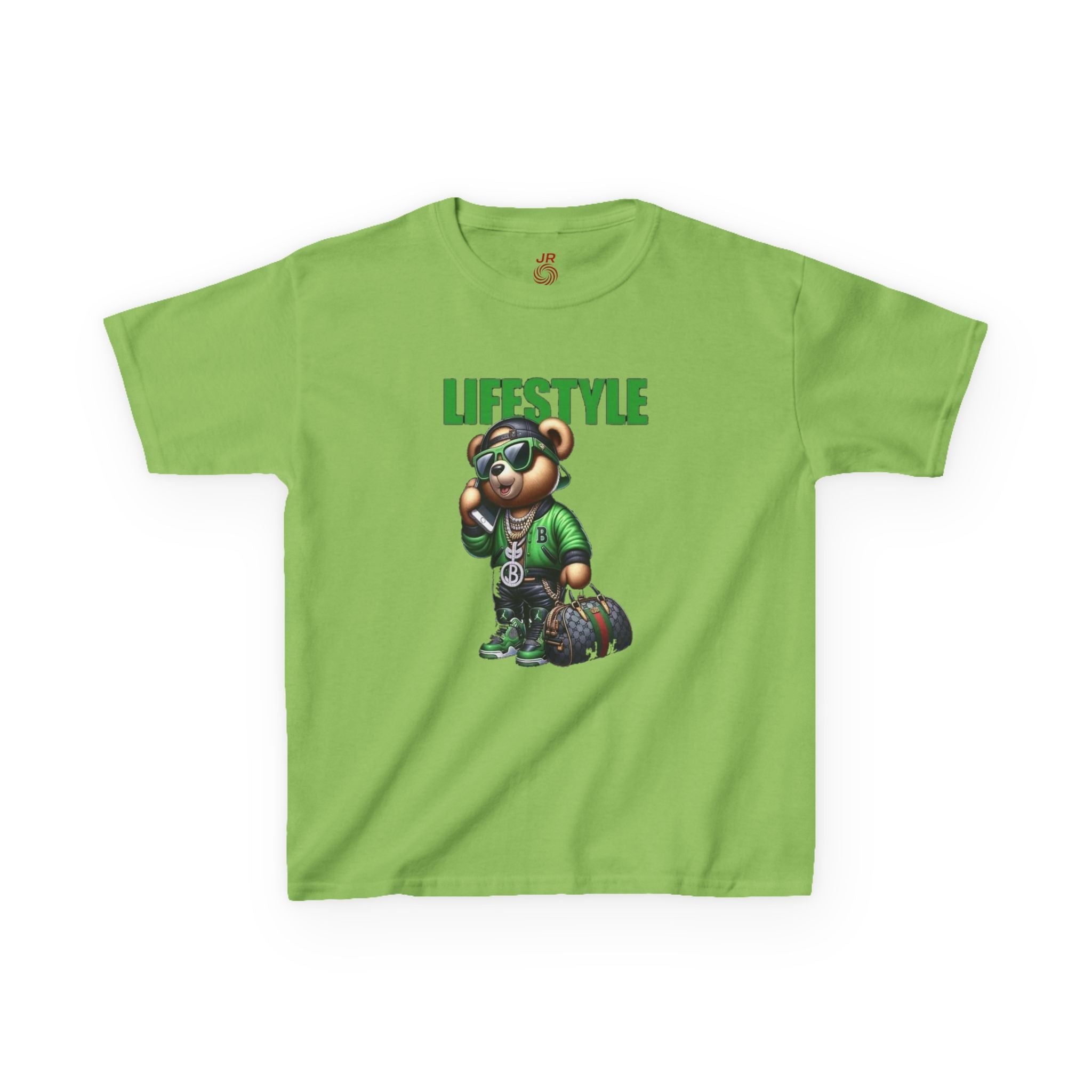 Kids Lifestyle Bear Graphic Tee, Cool Kids T-Shirt, Trendy Youth Shirt, Graphic Cotton Tee for Boys and Girls, Fun Casual Wear Printify