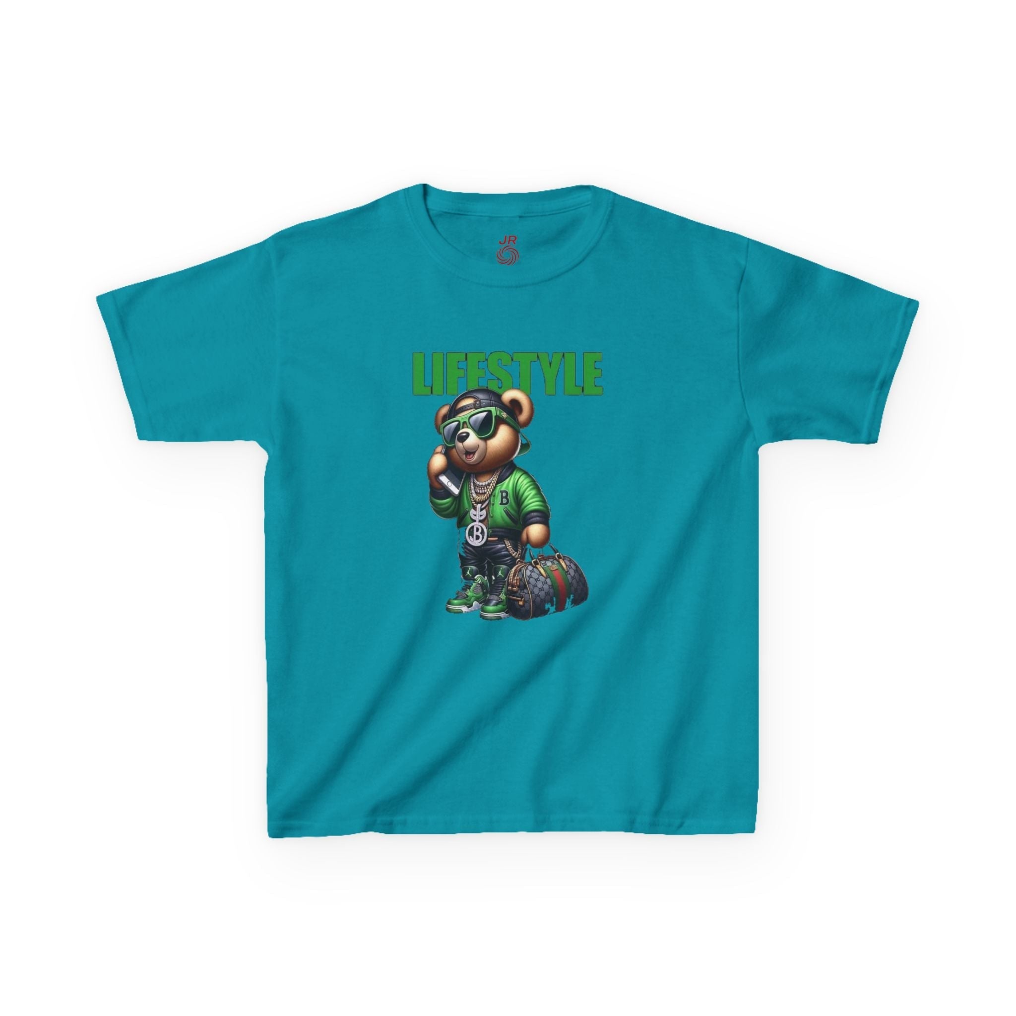 Kids Lifestyle Bear Graphic Tee, Cool Kids T-Shirt, Trendy Youth Shirt, Graphic Cotton Tee for Boys and Girls, Fun Casual Wear Printify