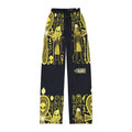 Kids Lounge Pants — Golden Egyptian Alien Hieroglyph Lounge Trousers Printify
