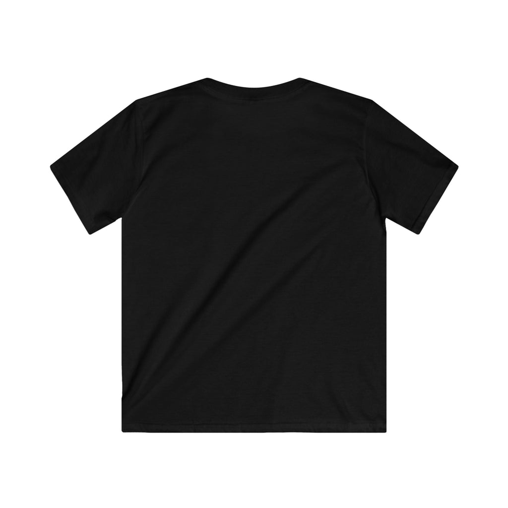 Kids Tee — Colorful Mushroom Candy Swirl Logo Shirt Printify