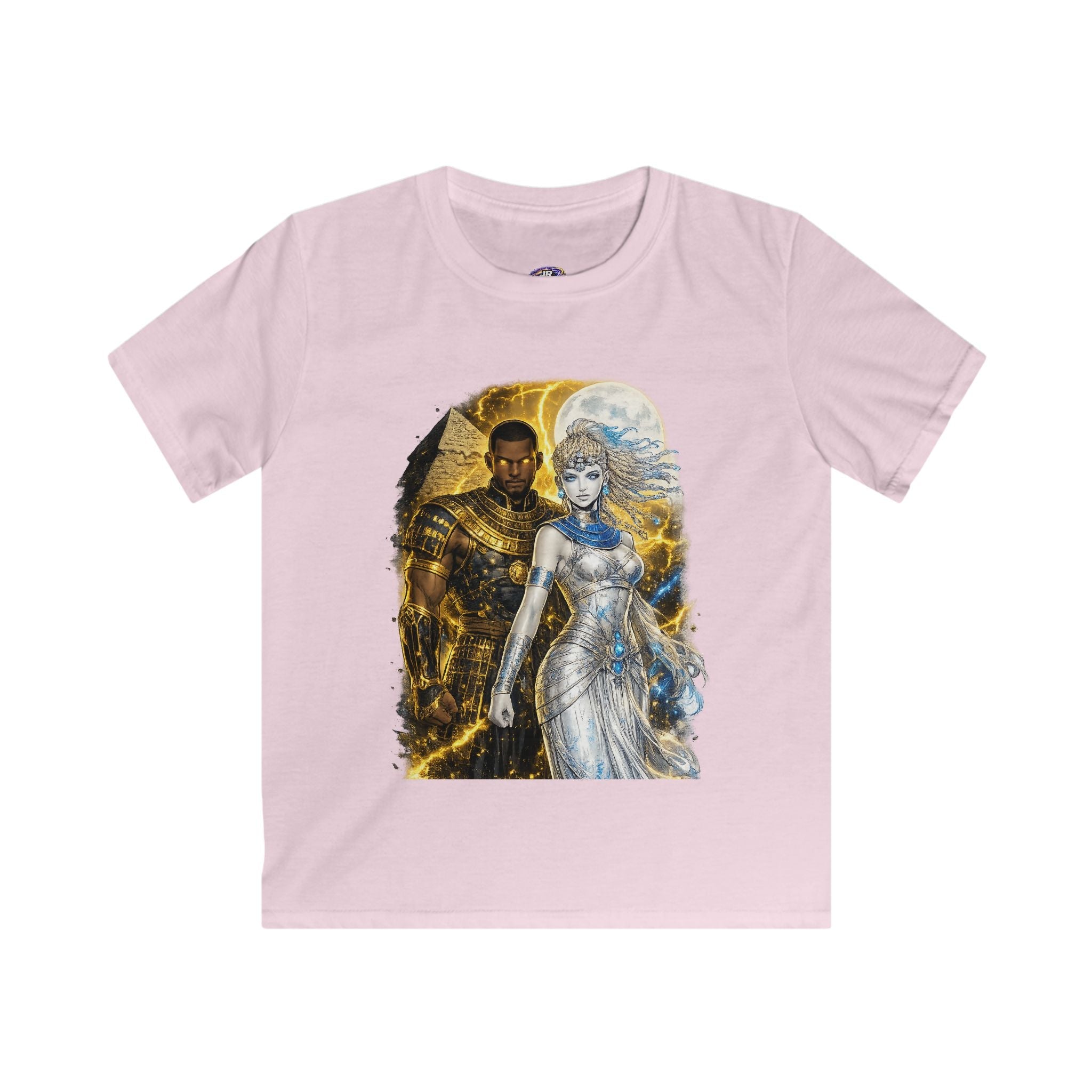 Kids Tee — Mythic King and Moon Queen Fantasy Graphic Shirt Printify