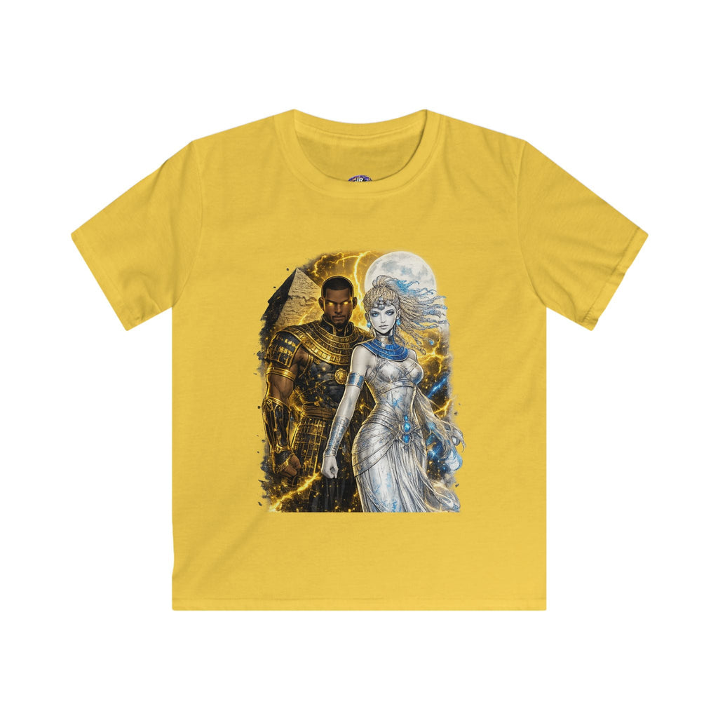 Kids Tee — Mythic King and Moon Queen Fantasy Graphic Shirt Printify