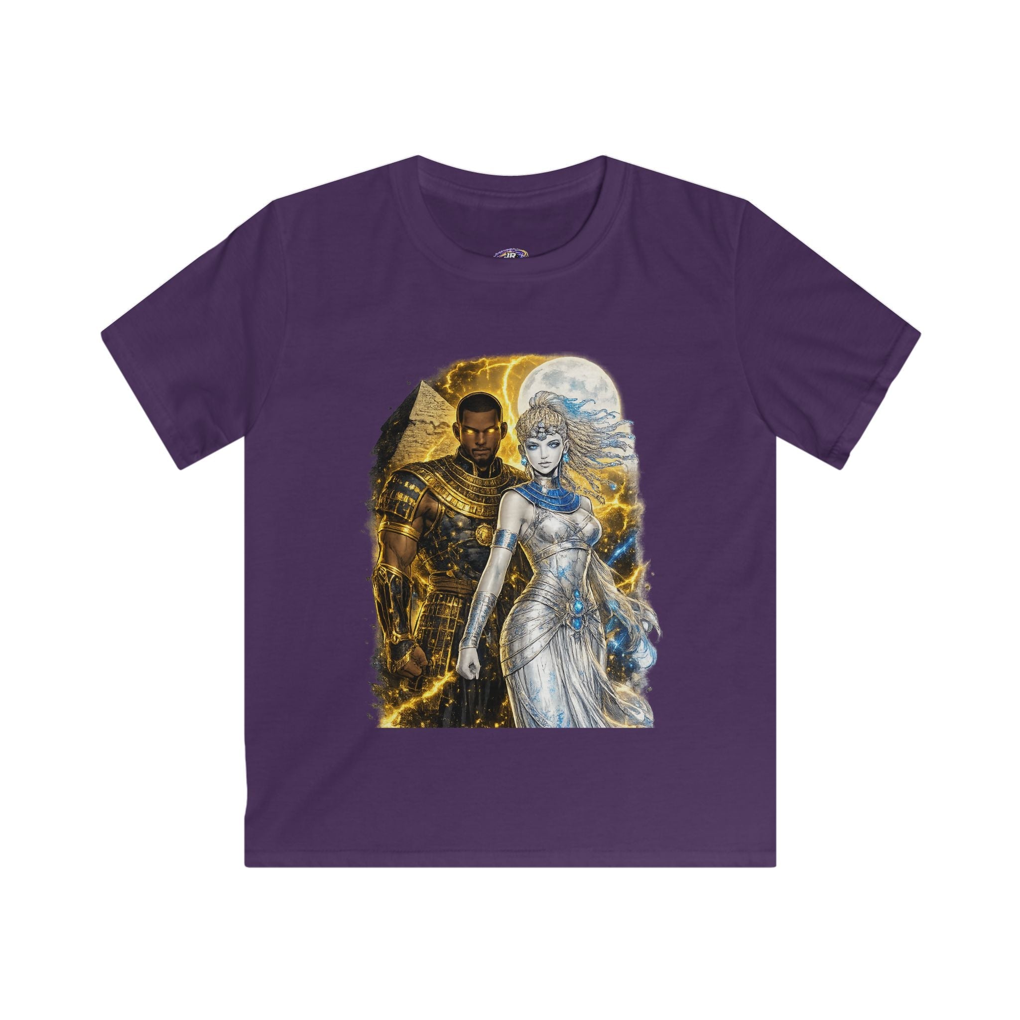Kids Tee — Mythic King and Moon Queen Fantasy Graphic Shirt Printify
