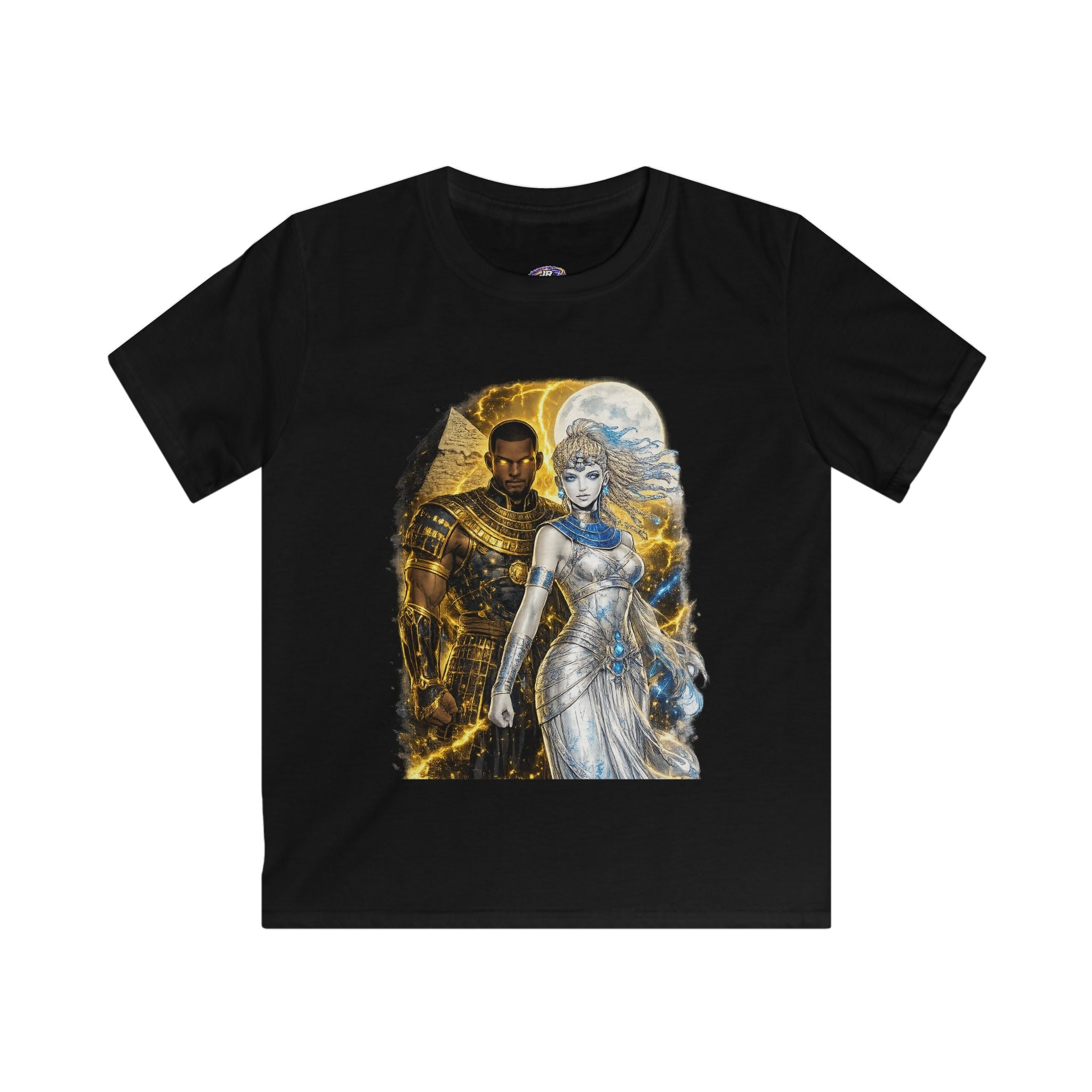 Kids Tee — Mythic King and Moon Queen Fantasy Graphic Shirt Printify