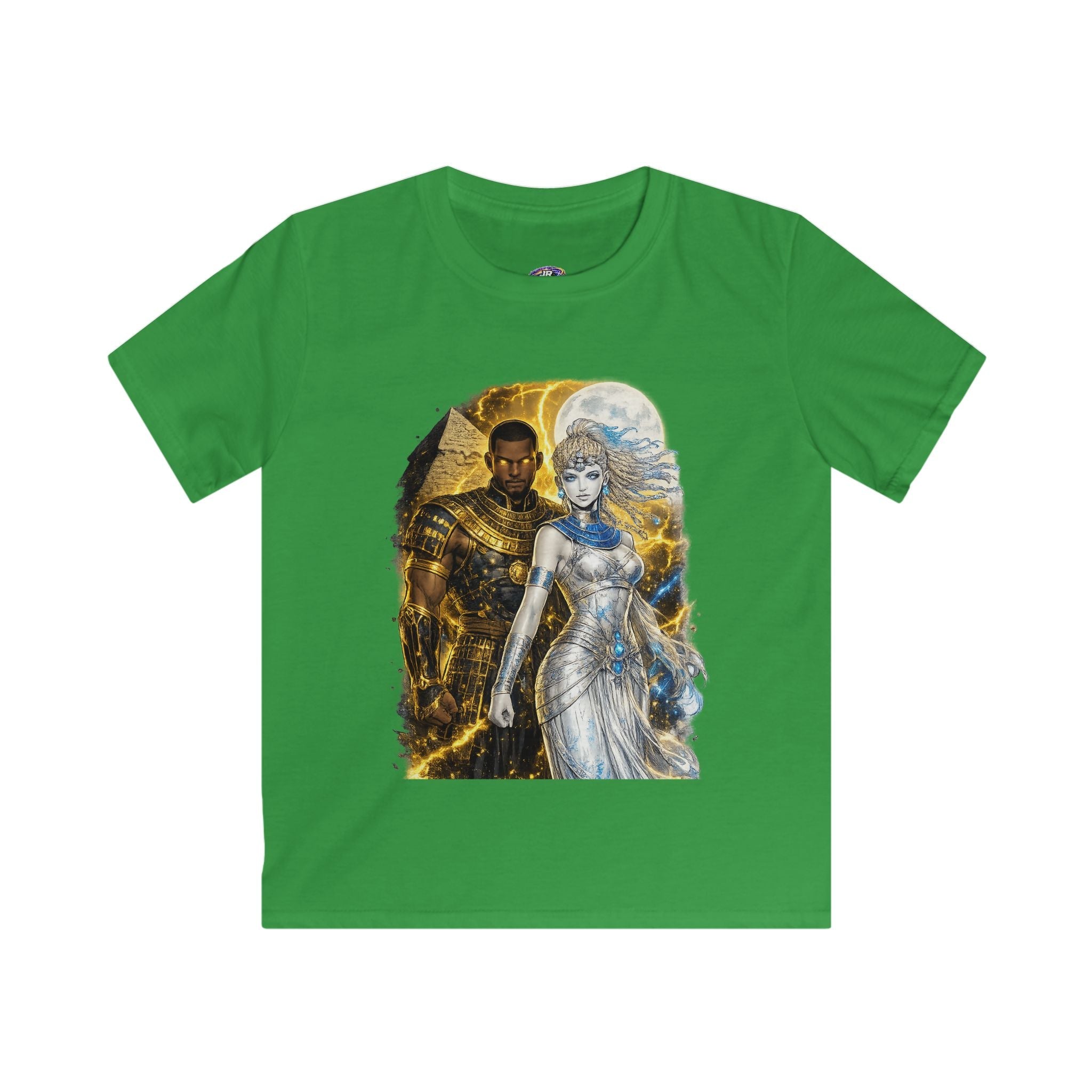 Kids Tee — Mythic King and Moon Queen Fantasy Graphic Shirt Printify