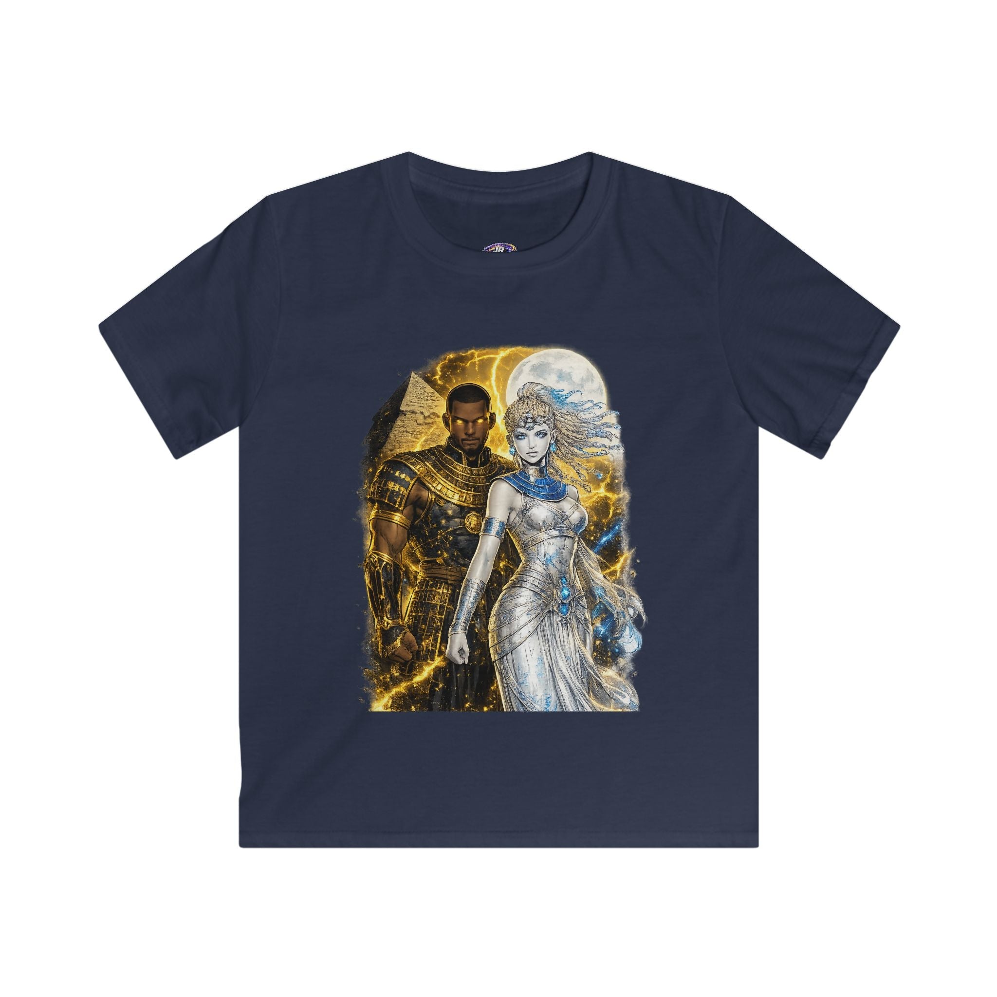 Kids Tee — Mythic King and Moon Queen Fantasy Graphic Shirt Printify