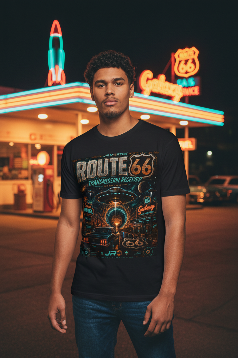 Latino Man Vintage Gas Station