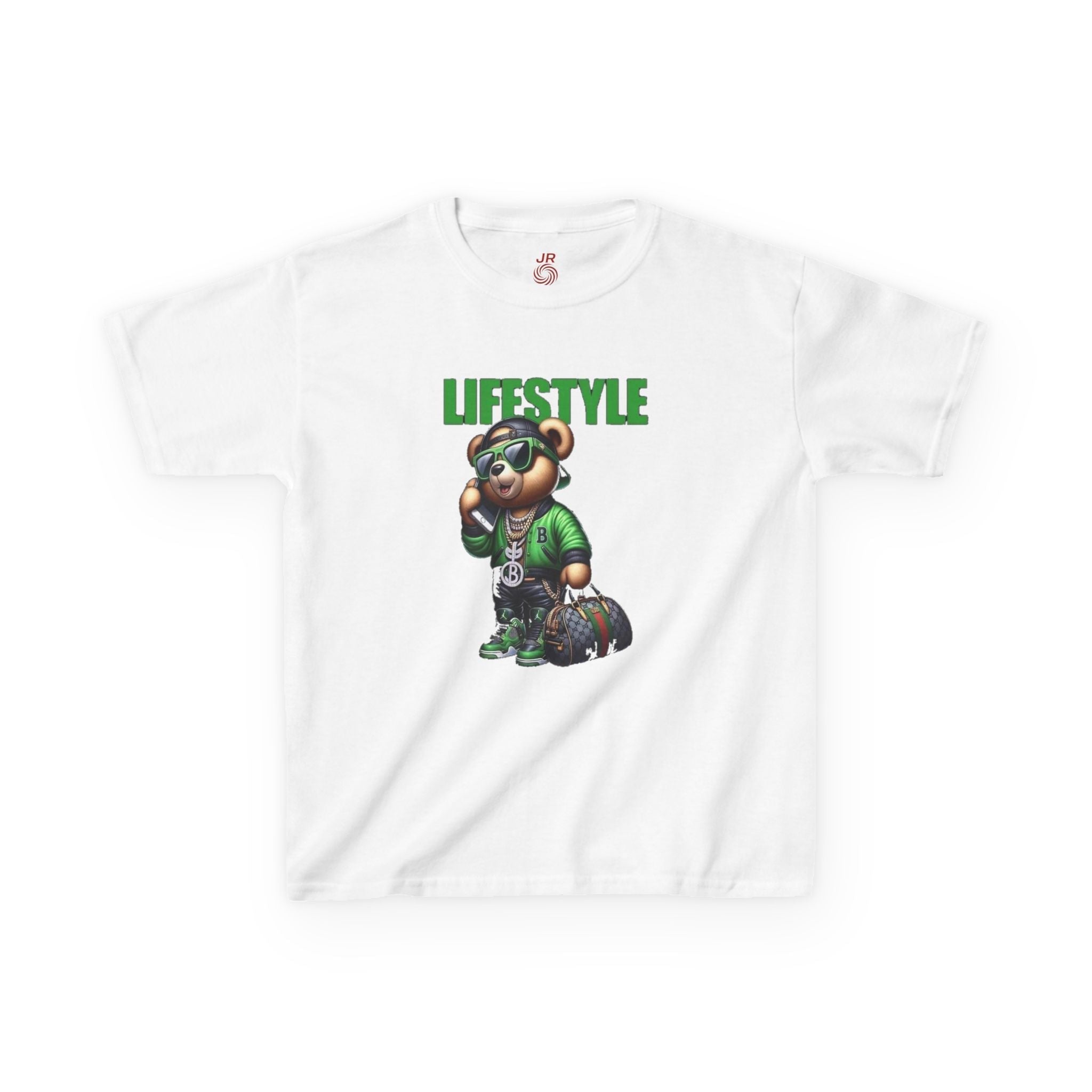 Kids Lifestyle Bear Graphic Tee, Cool Kids T-Shirt, Trendy Youth Shirt, Graphic Cotton Tee for Boys and Girls, Fun Casual Wear Printify