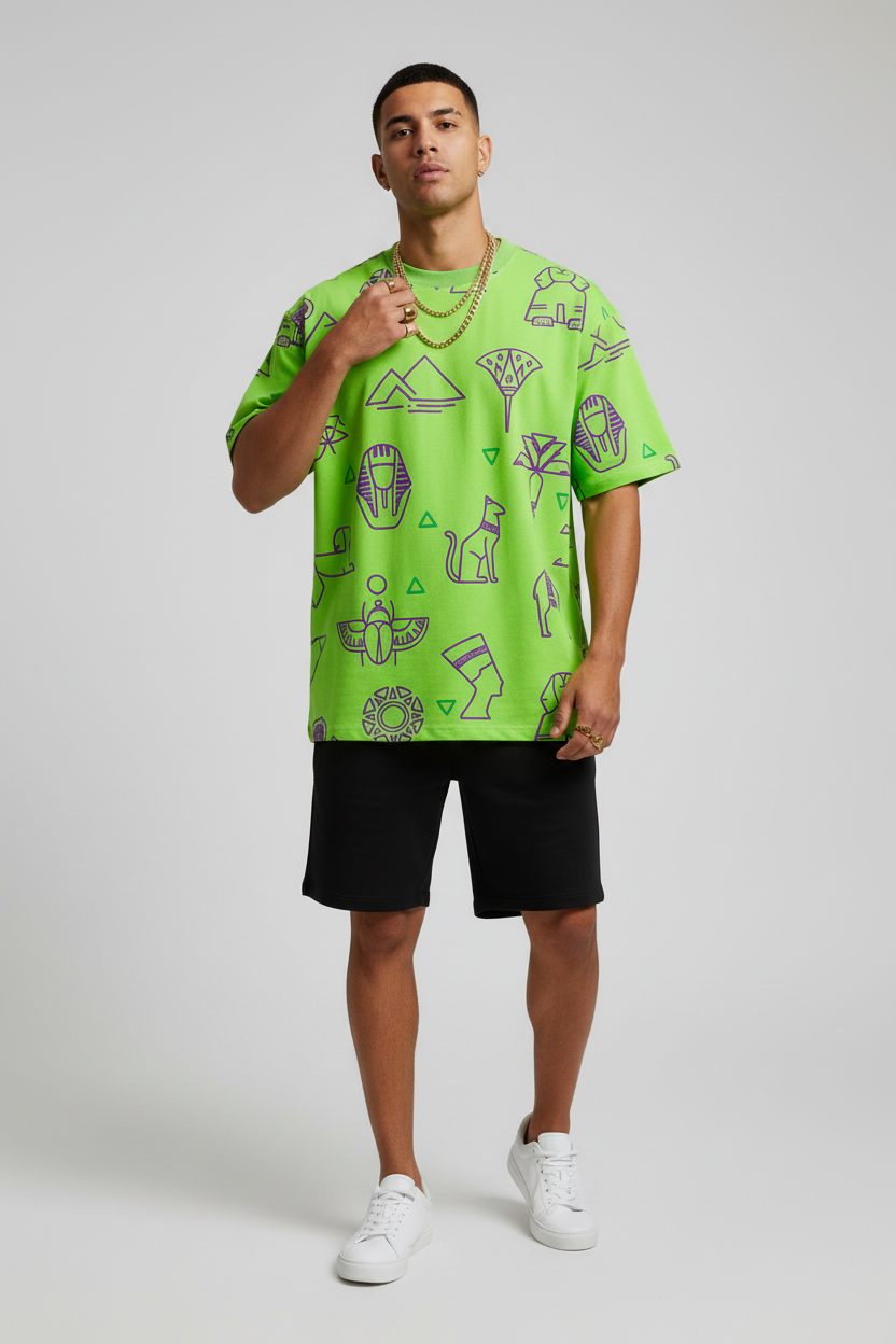Lime Egypt AOP — Creative Studio Fashion