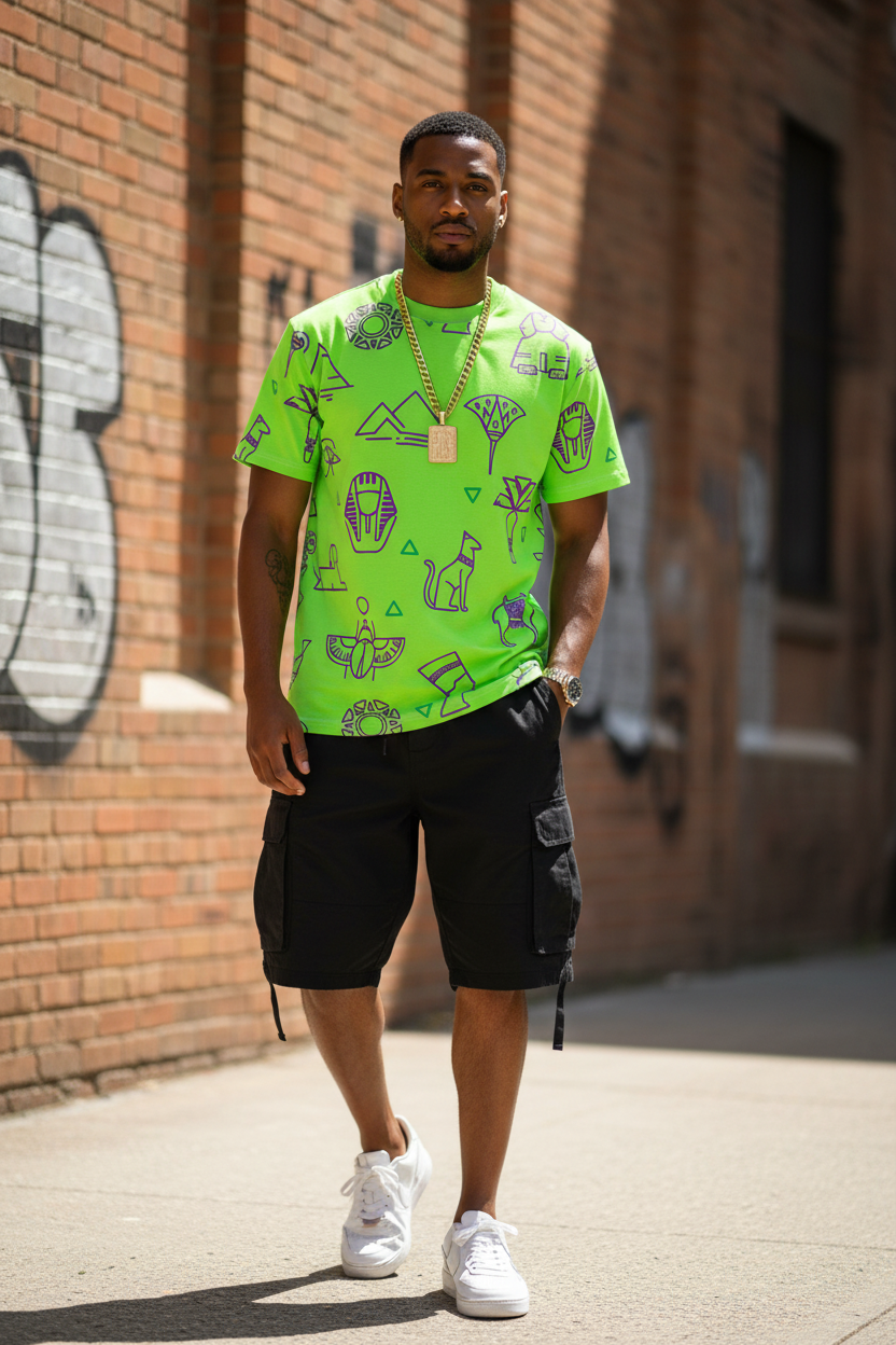 Lime Egypt AOP — Festival Streetwear