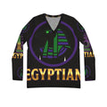 Long Sleeve V-neck Egypt Inspired Shirt Printify