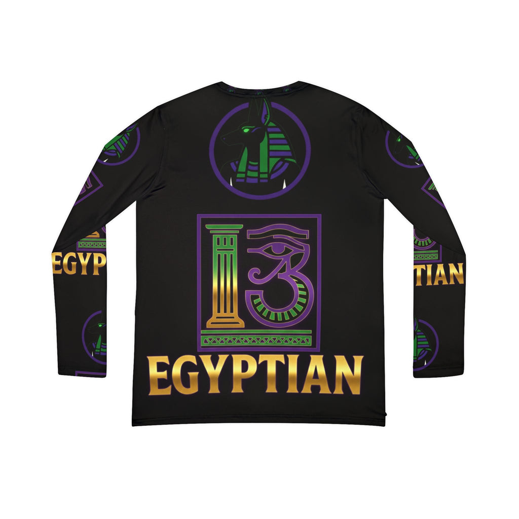 Long Sleeve V-neck Egypt Inspired Shirt Printify