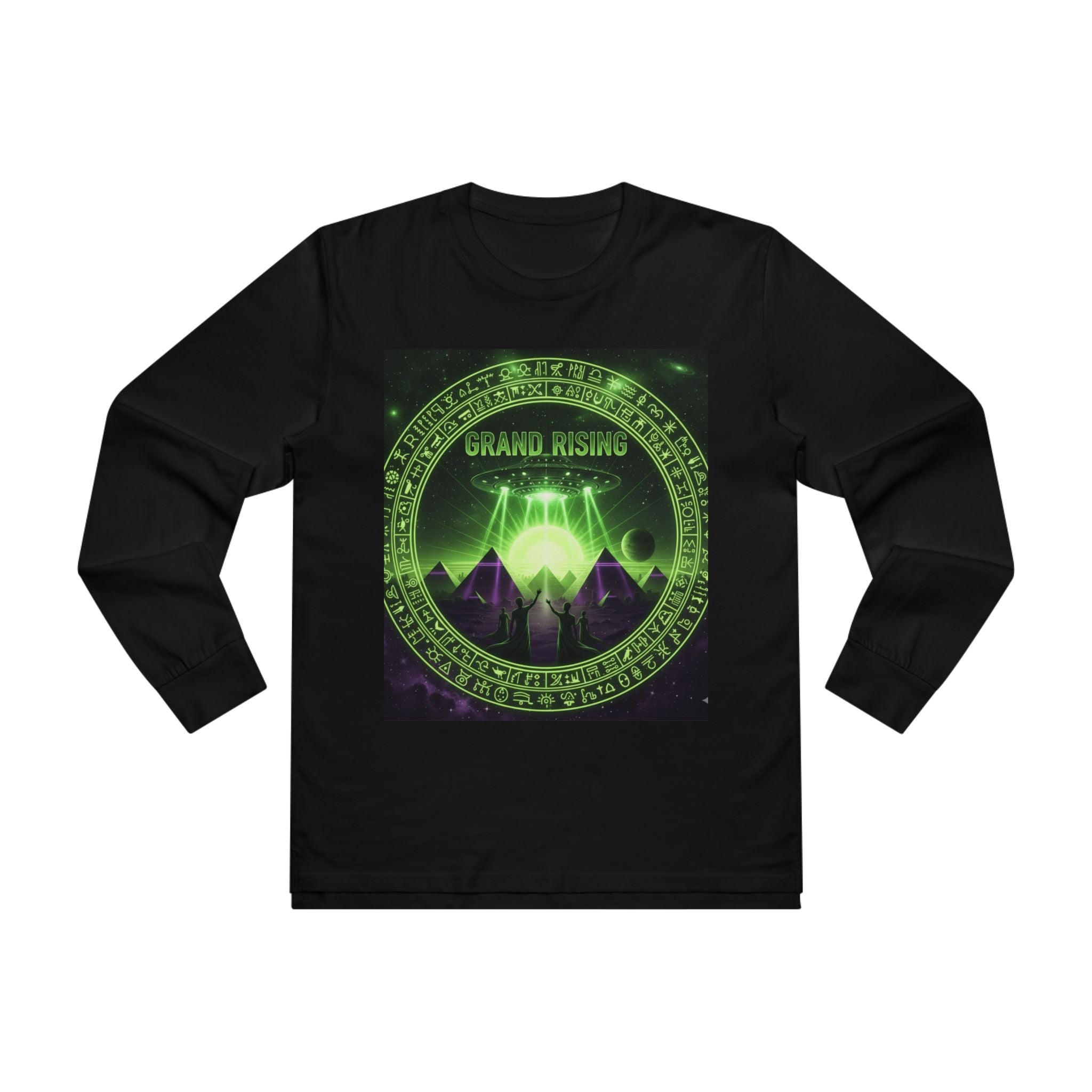 Longsleeve Tee - Grand Rising Design for Men9️⃣ Printify