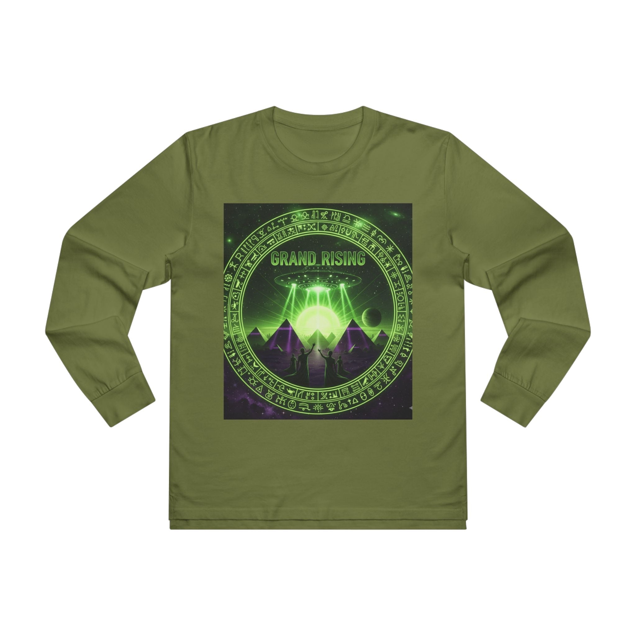 Longsleeve Tee - Grand Rising Design for Men9️⃣ Printify