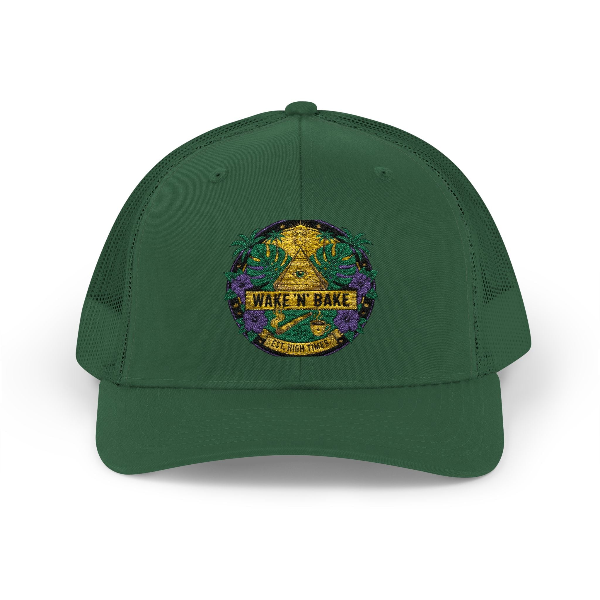 Mardi Gras Mask Snapback Trucker Cap