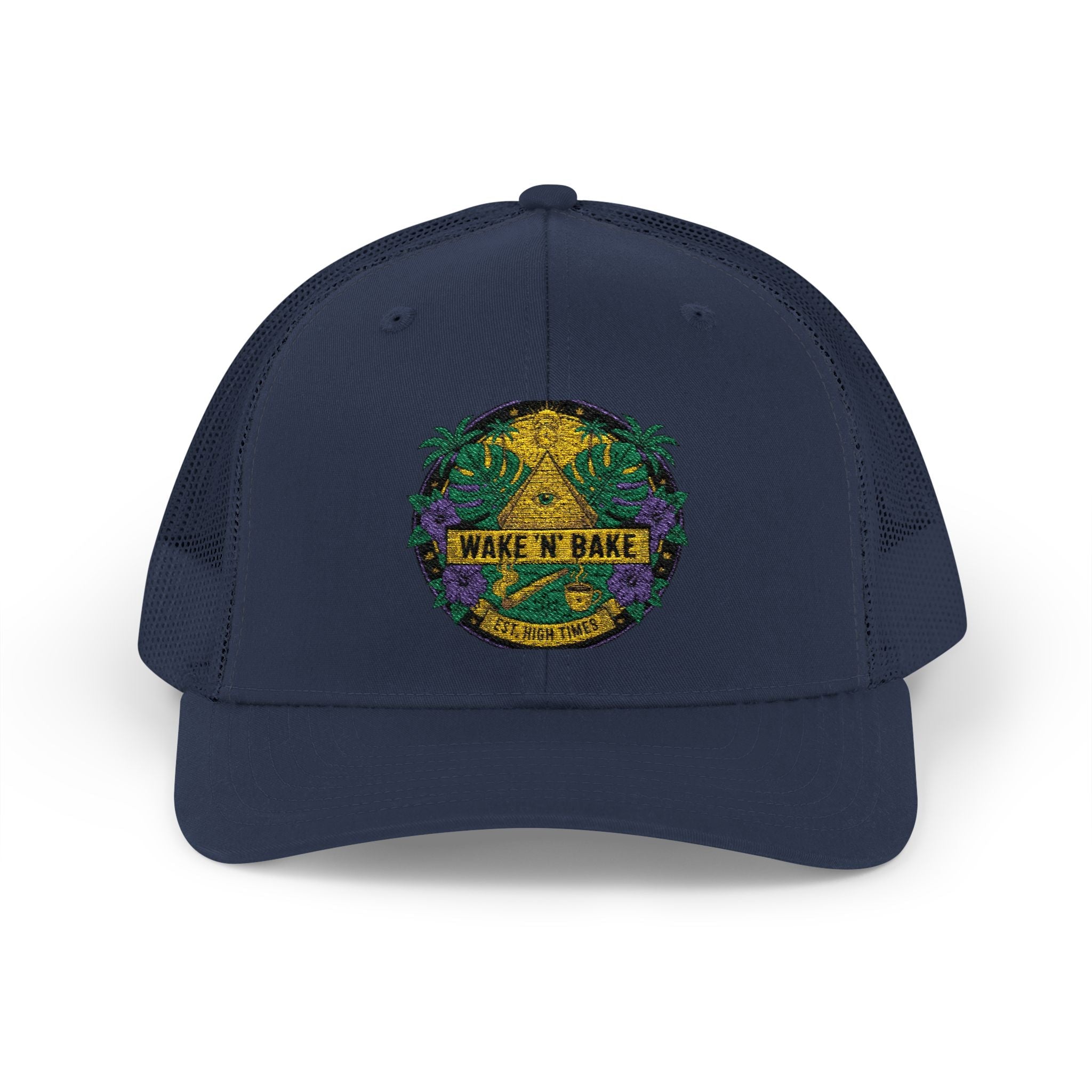 Mardi Gras Mask Snapback Trucker Cap