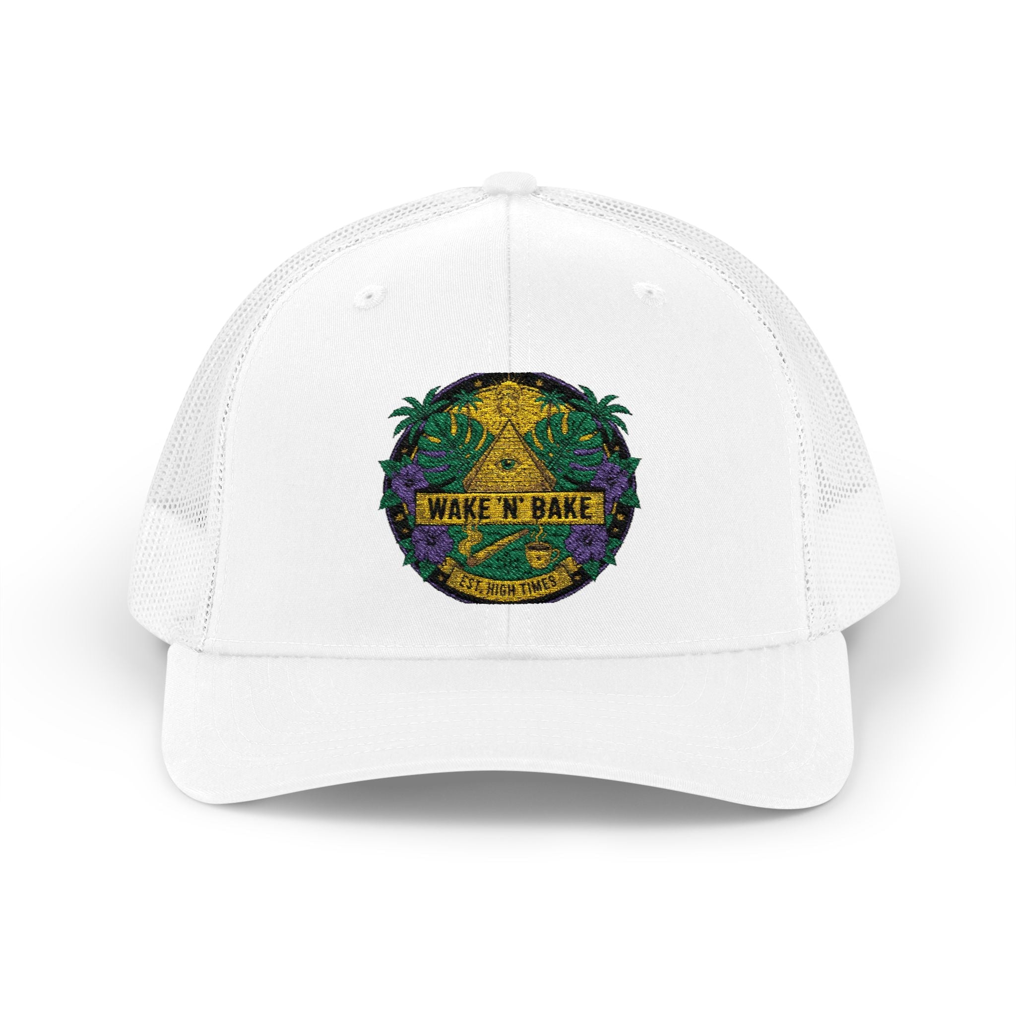 Mardi Gras Mask Snapback Trucker Cap