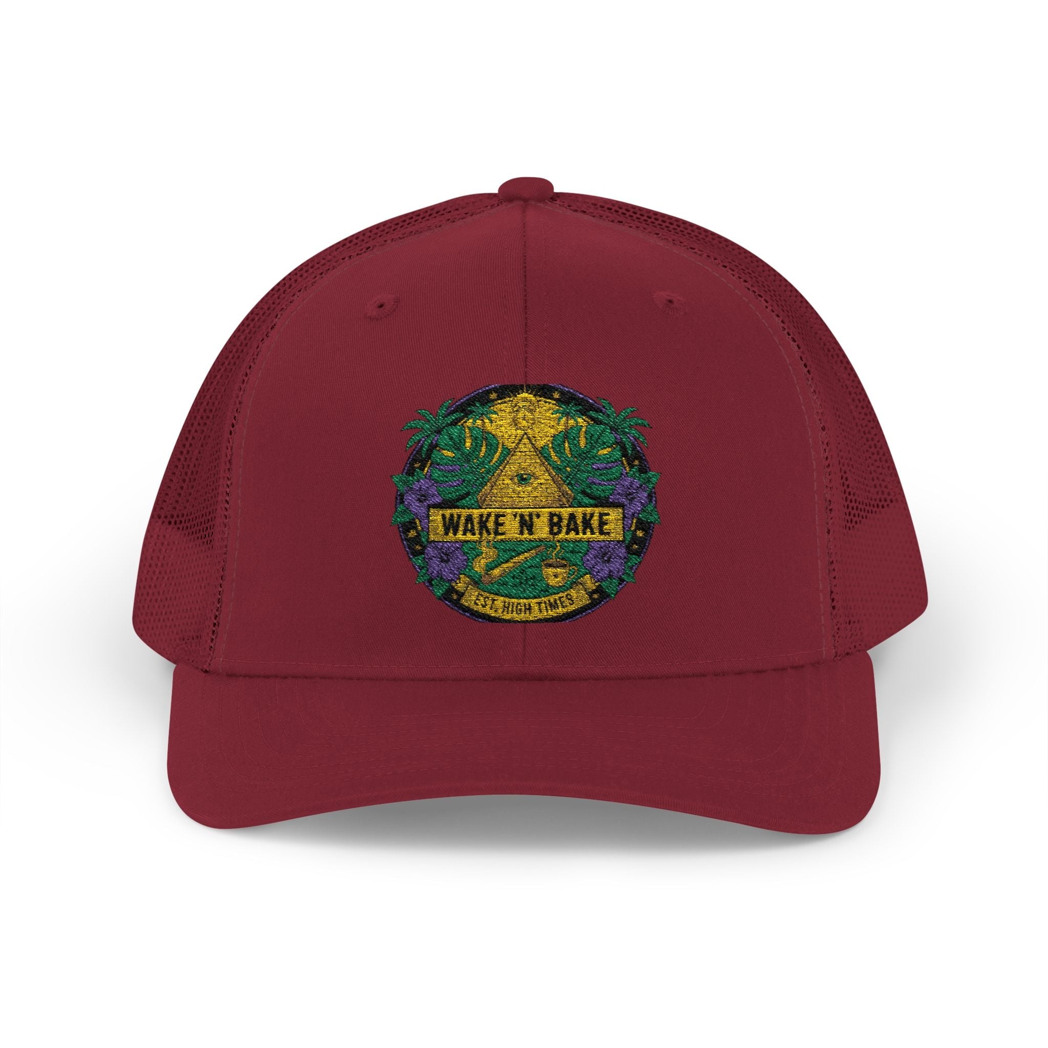 Mardi Gras Mask Snapback Trucker Cap