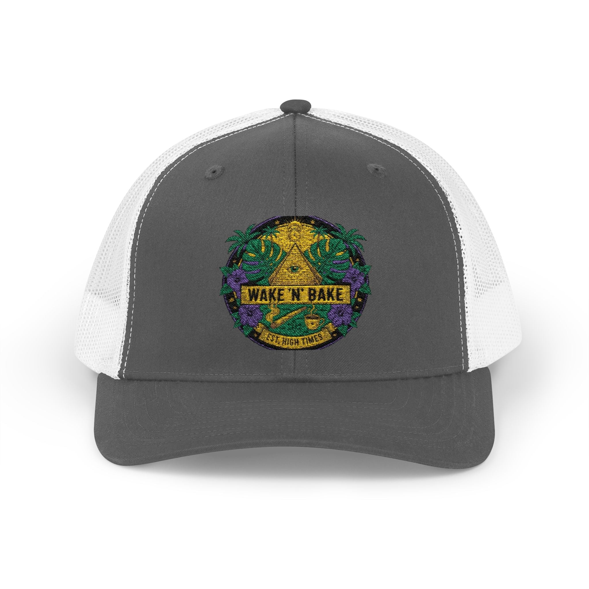 Mardi Gras Mask Snapback Trucker Cap
