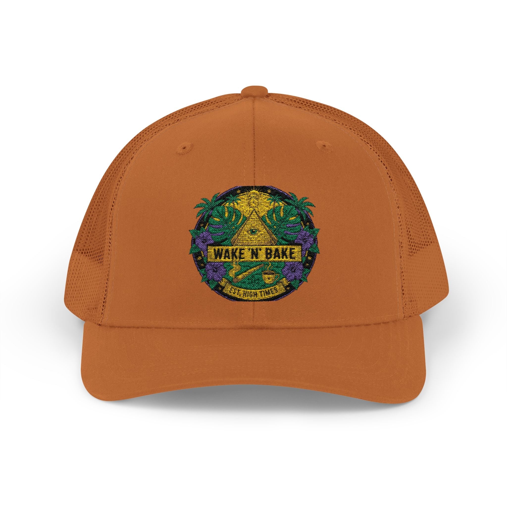 Mardi Gras Mask Snapback Trucker Cap