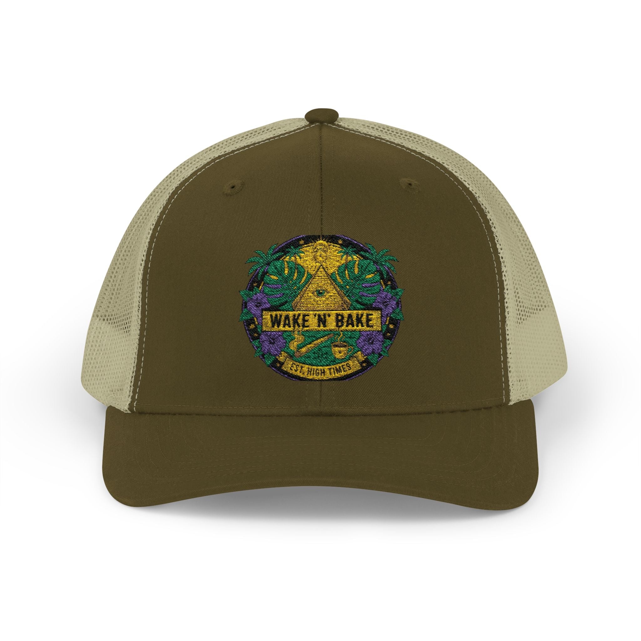 Mardi Gras Mask Snapback Trucker Cap