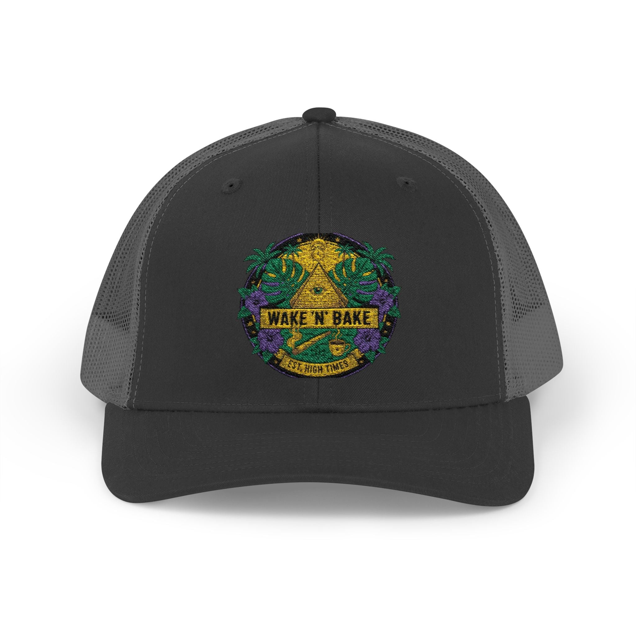 Mardi Gras Mask Snapback Trucker Cap