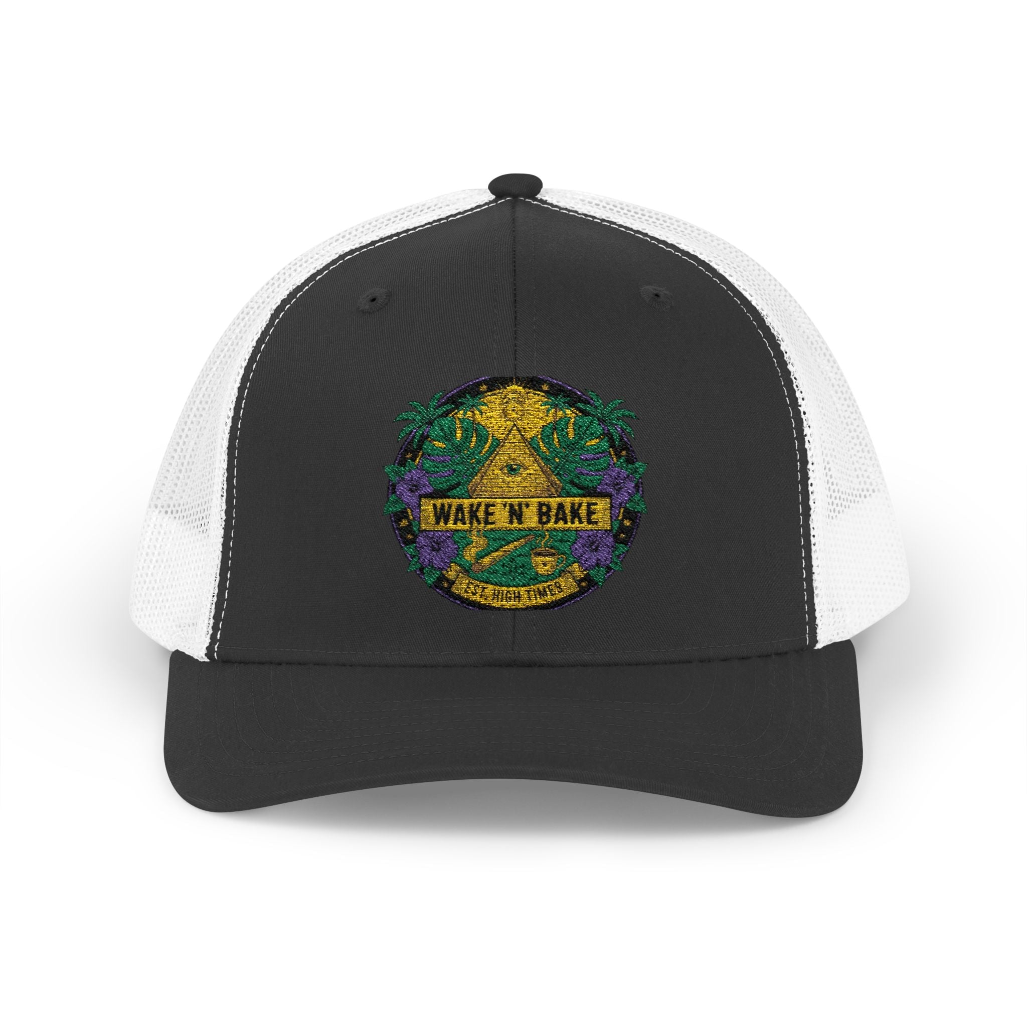Mardi Gras Mask Snapback Trucker Cap