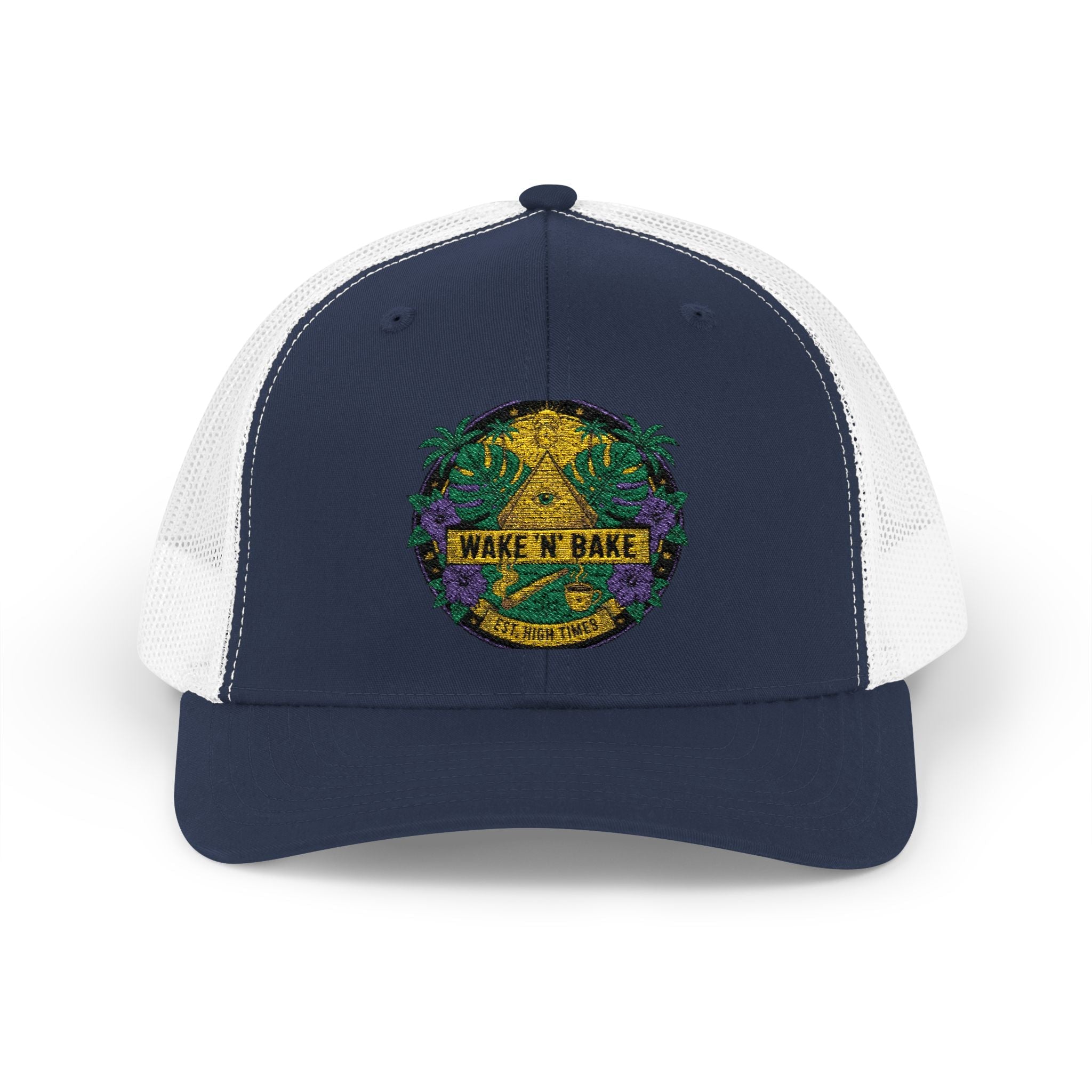 Mardi Gras Mask Snapback Trucker Cap
