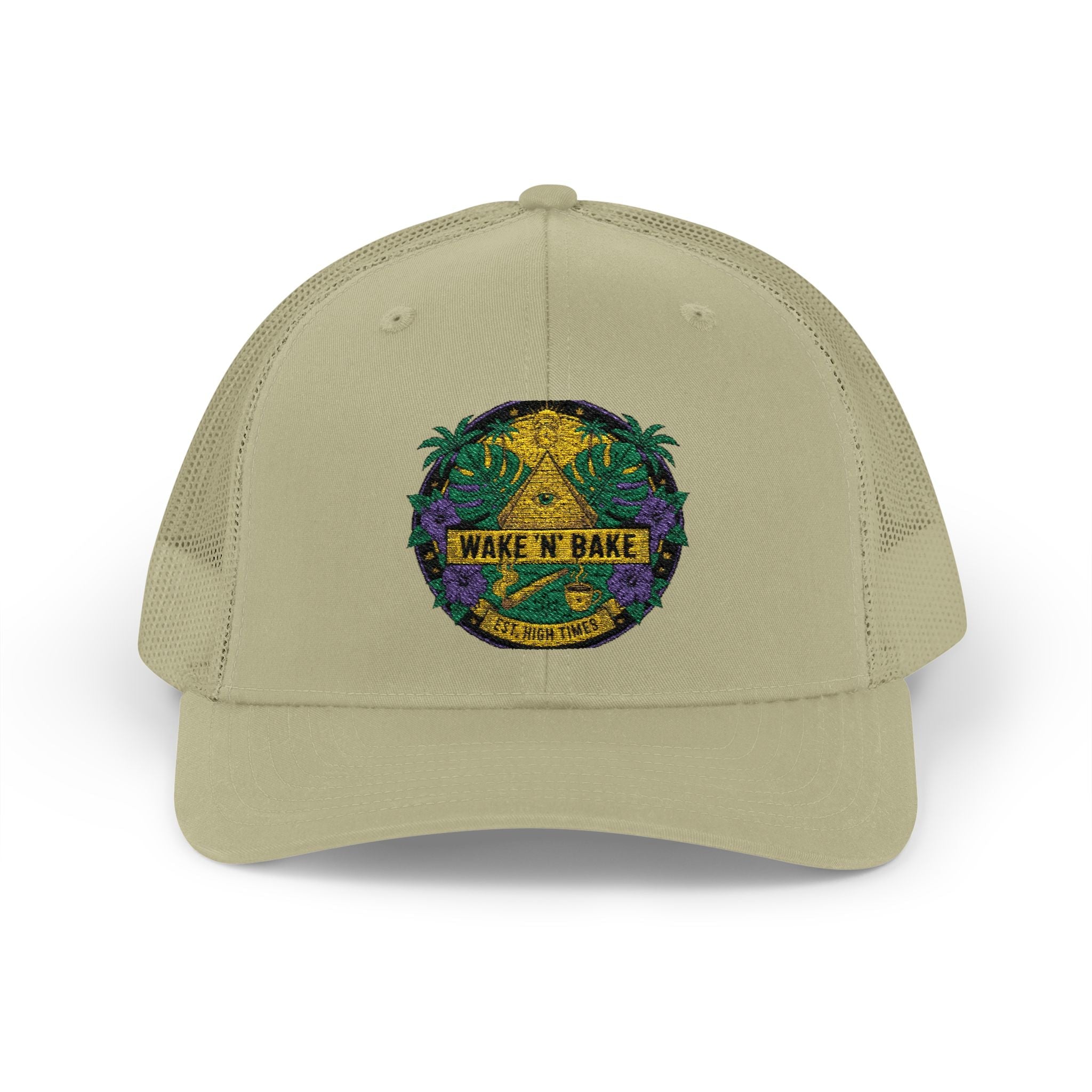 Mardi Gras Mask Snapback Trucker Cap