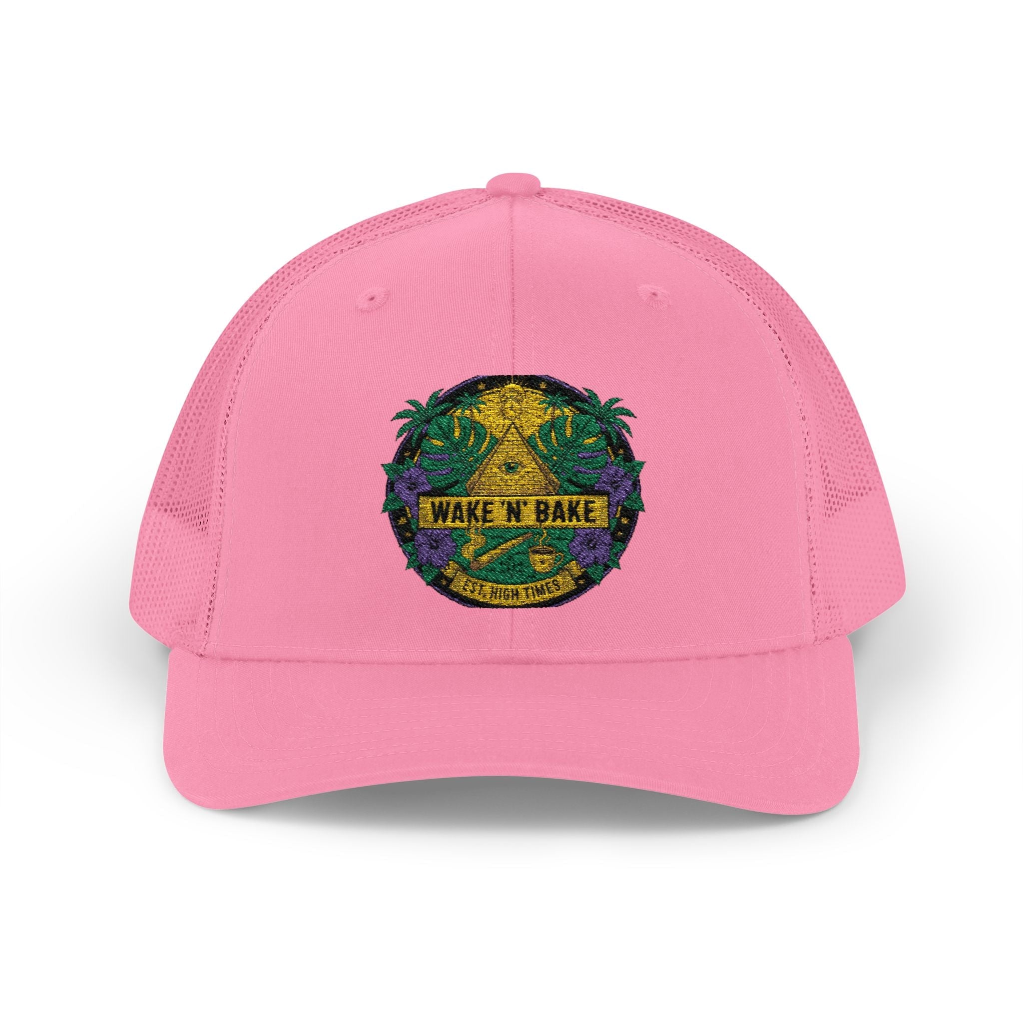 Mardi Gras Mask Snapback Trucker Cap