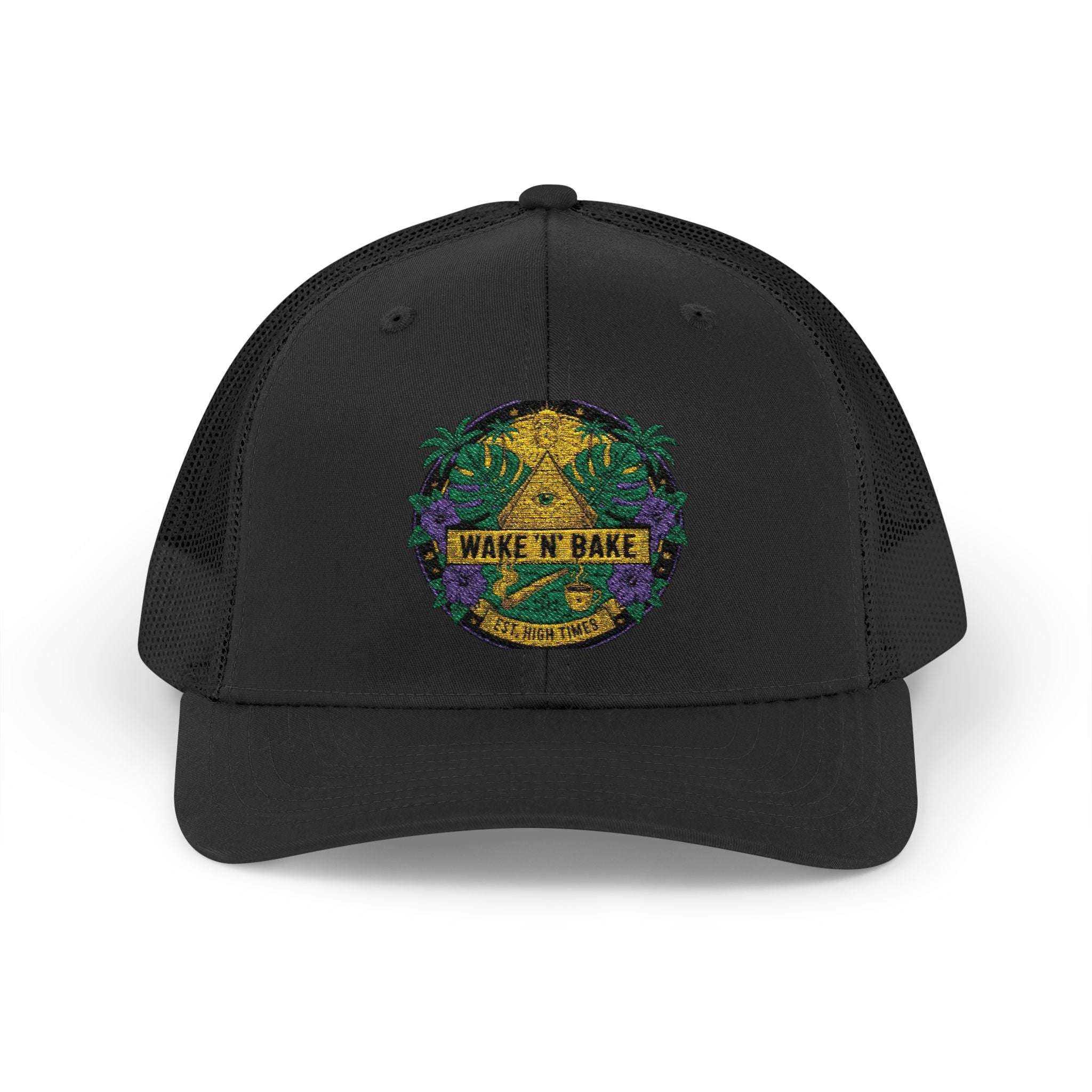 Mardi Gras Mask Snapback Trucker Cap