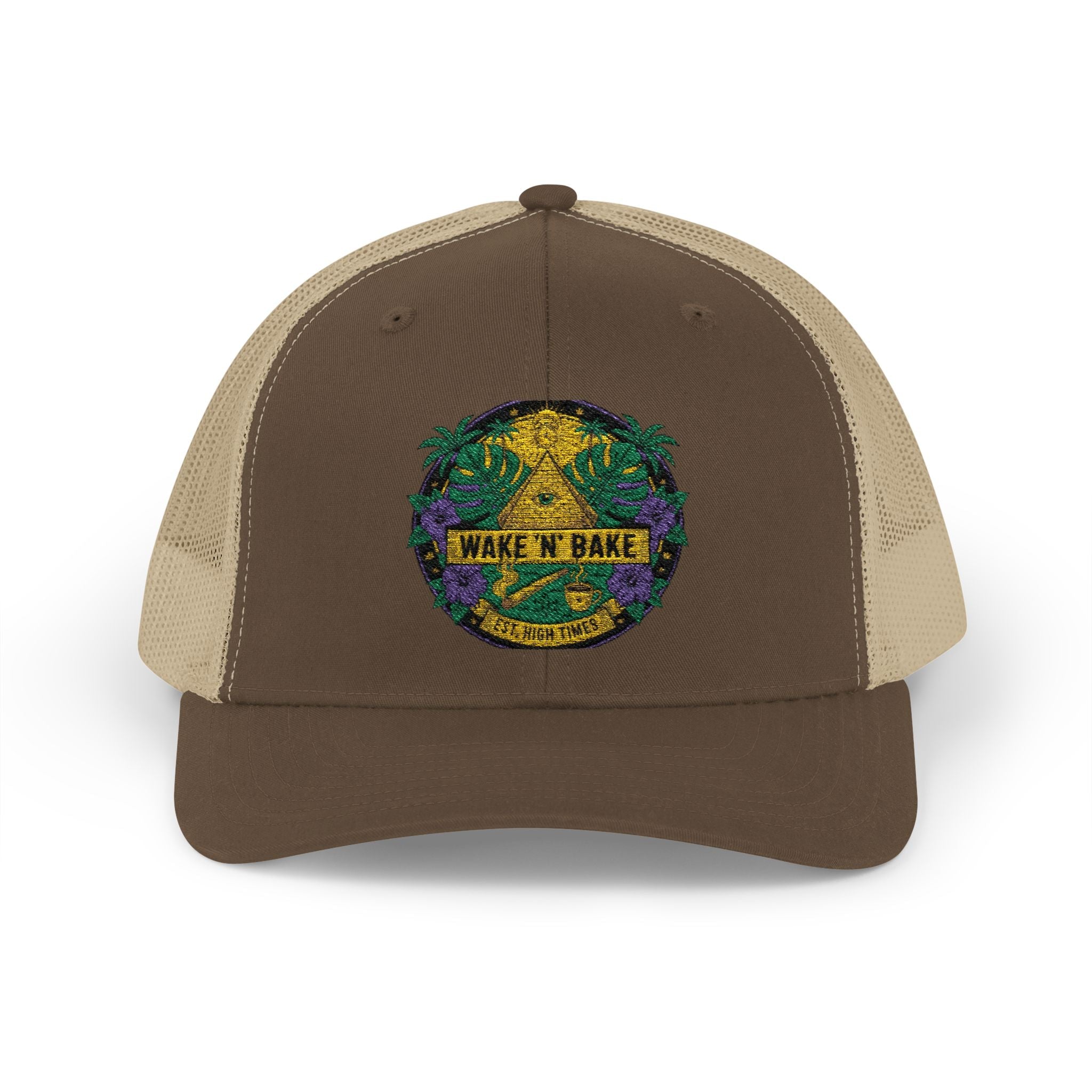 Mardi Gras Mask Snapback Trucker Cap